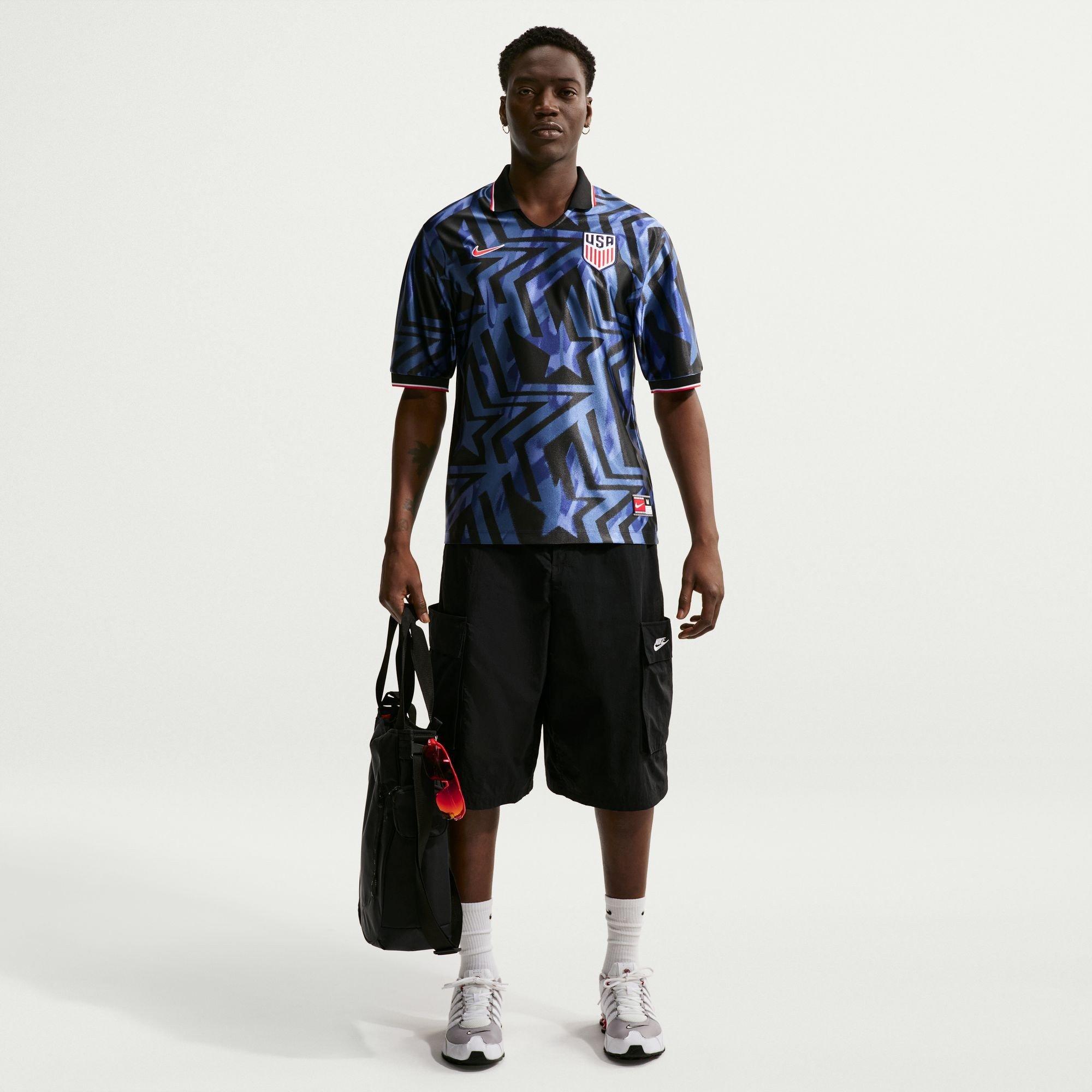 Navy/Red - Nike - Men's USA Short Sleeve T-Shirt - 5