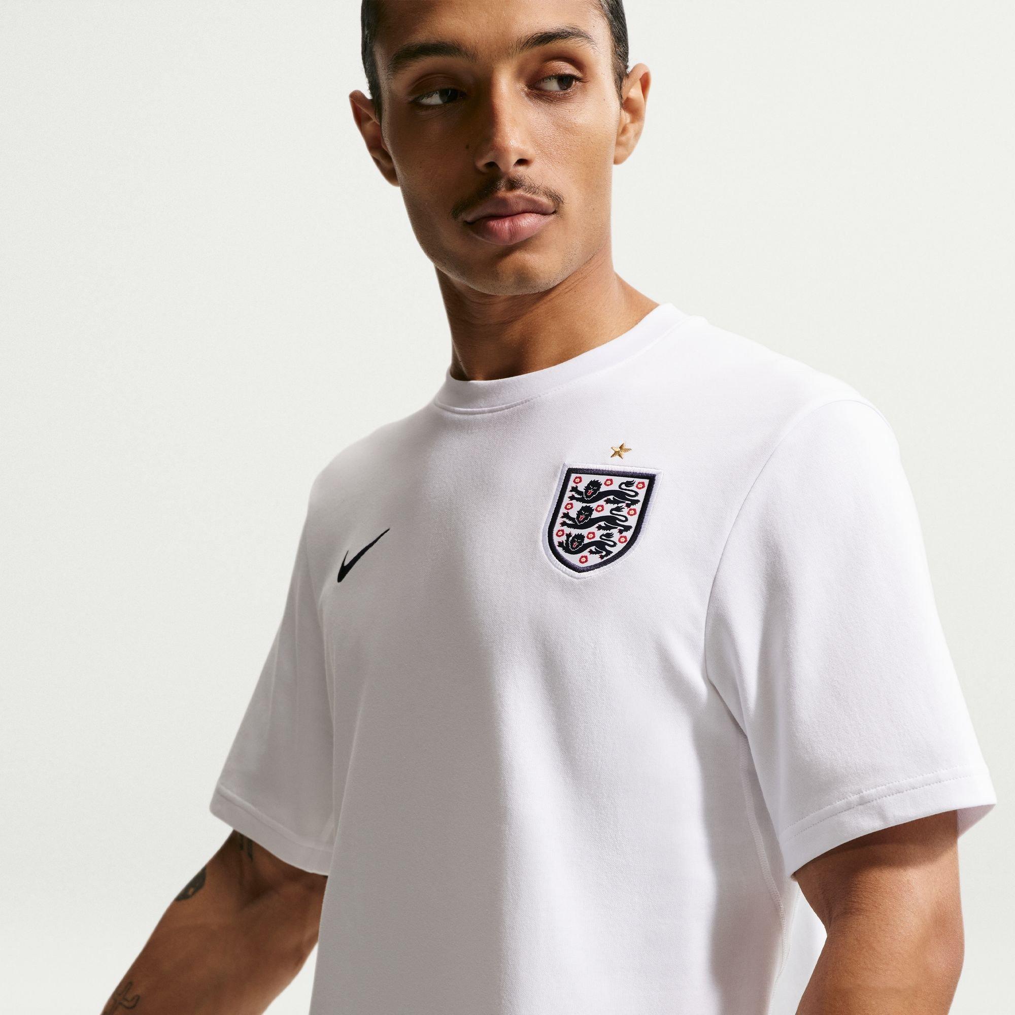 Blanco / Azul Marino - Nike - Men's England Short Sleeve T-Shirt - 3