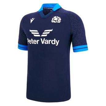 Macron Scotland Rugby Home Bodyfit Shirt 2023 Adults