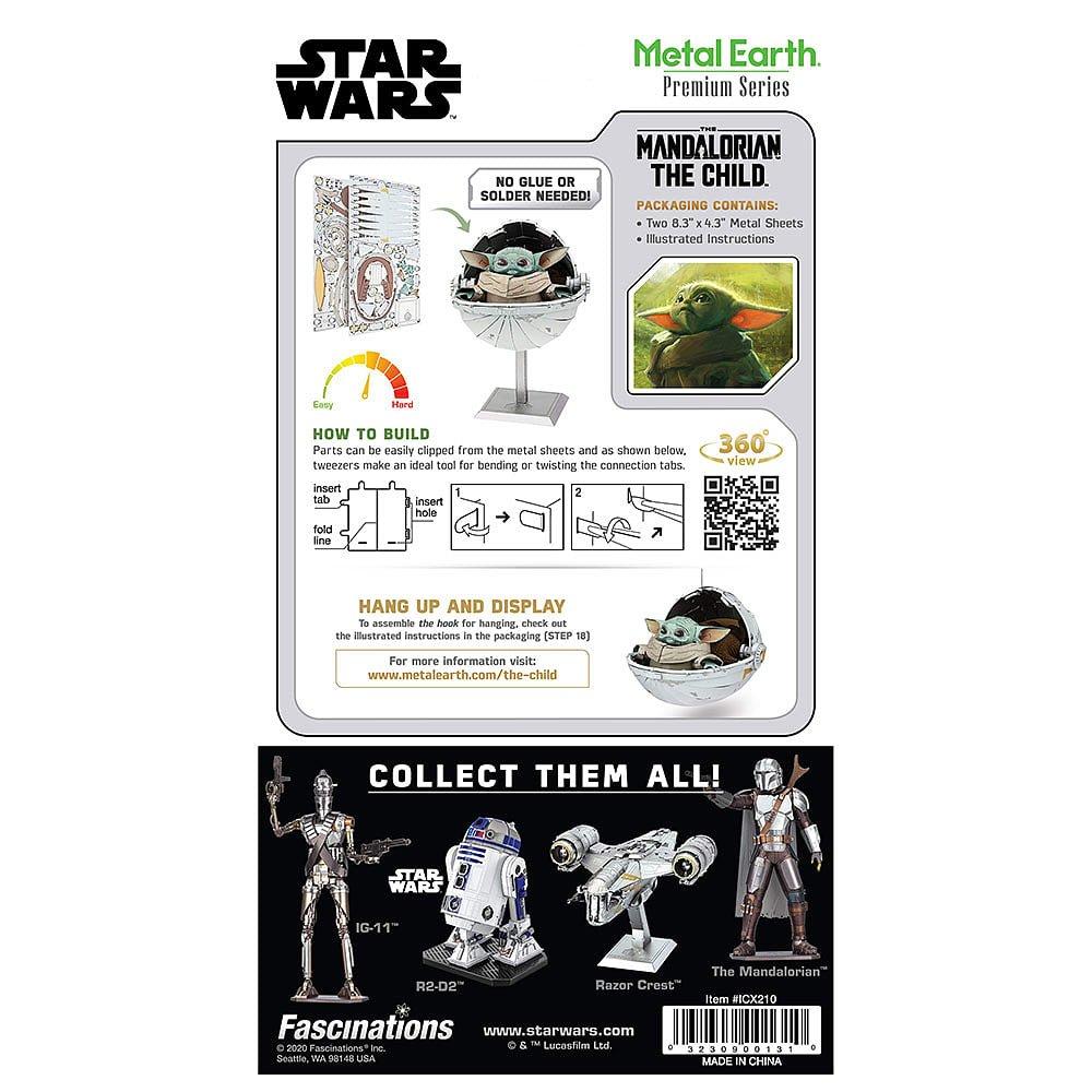 Roba - Star Wars - Metal Earth - The Child Premium 3D Model Kit - 3