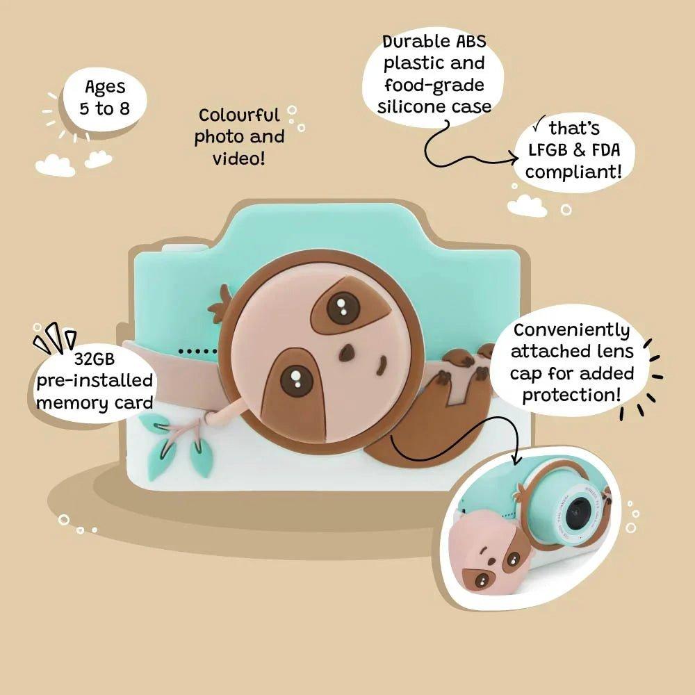 Multi - Kiimento - Zippy the Sloth Kids Digital Camera & Video Camcor - 5