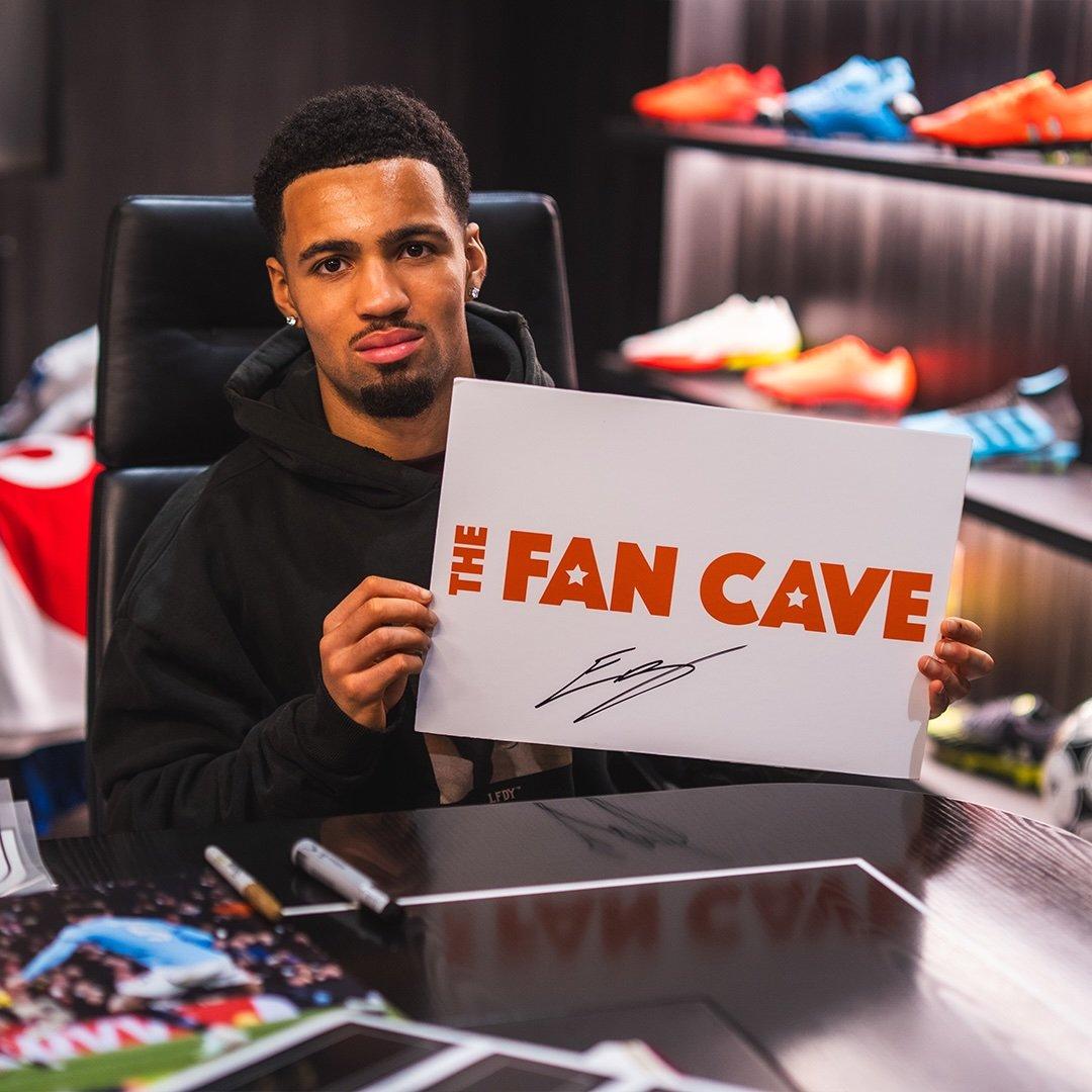 Red - The Fan Cave - Ethan Nwaneri Signed Arsenal 25/26 Shirt Frame - 2