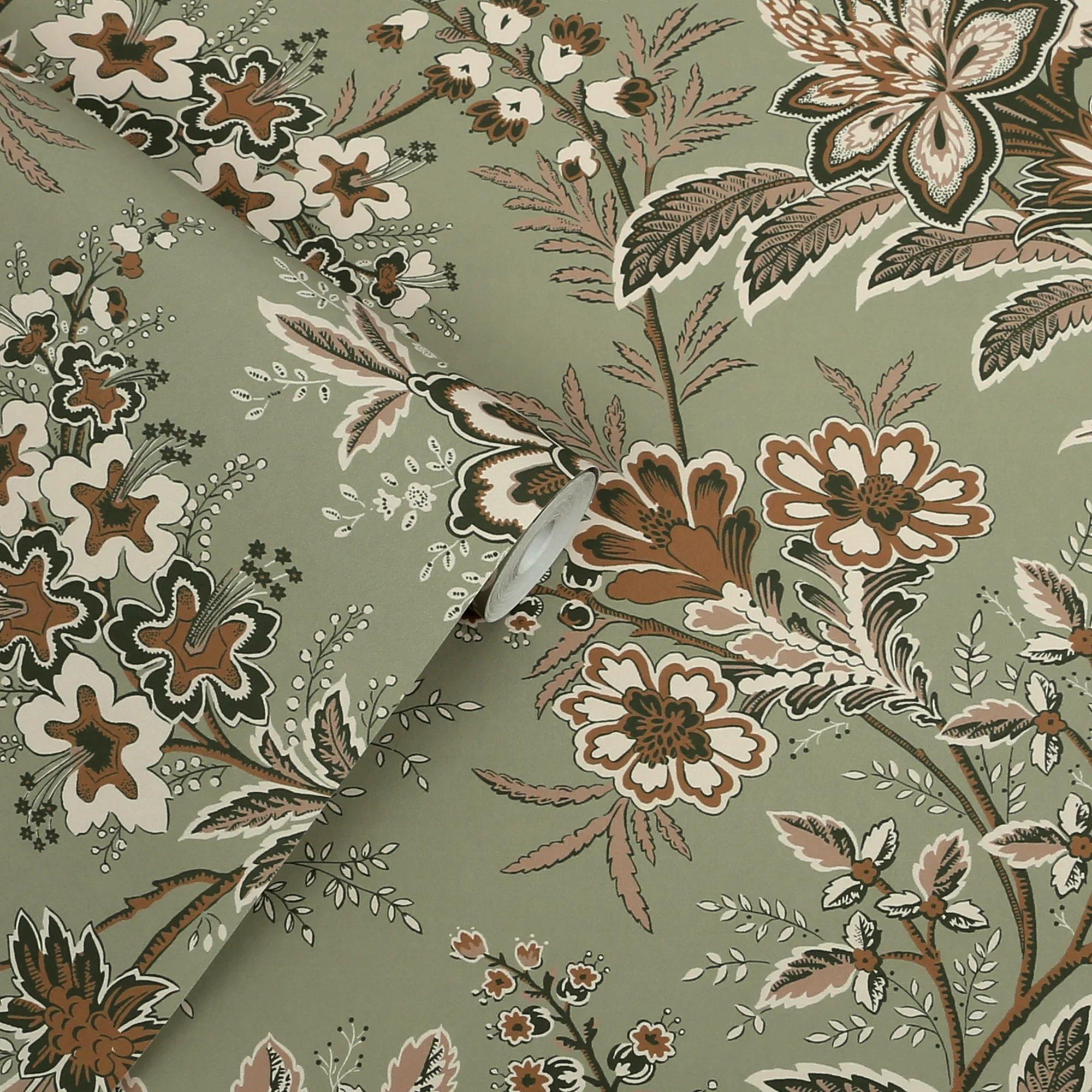 Sage Green - Laura Ashley - Marlbrook Wallpaper - 3