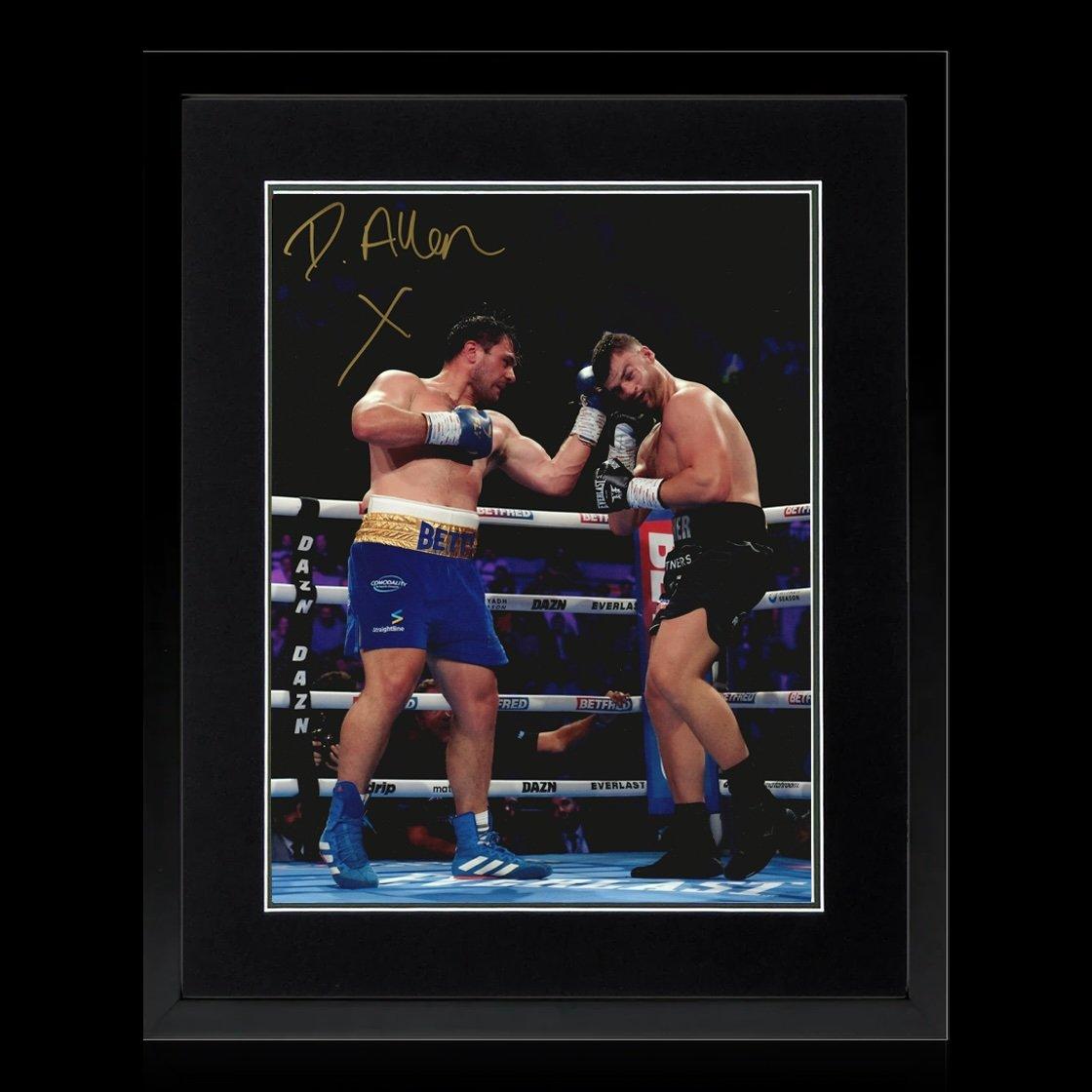 The Fan Cave  Dave Allen Signed Image Deluxe Mount Frame - Black - 690mm x 48