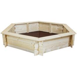 Charles Bentley Leisure Hexagonal Wood Sand Pit