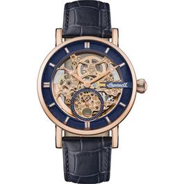 Ingersoll 1892 Mens Ingersoll Herald Automatic Blue Gold Watch