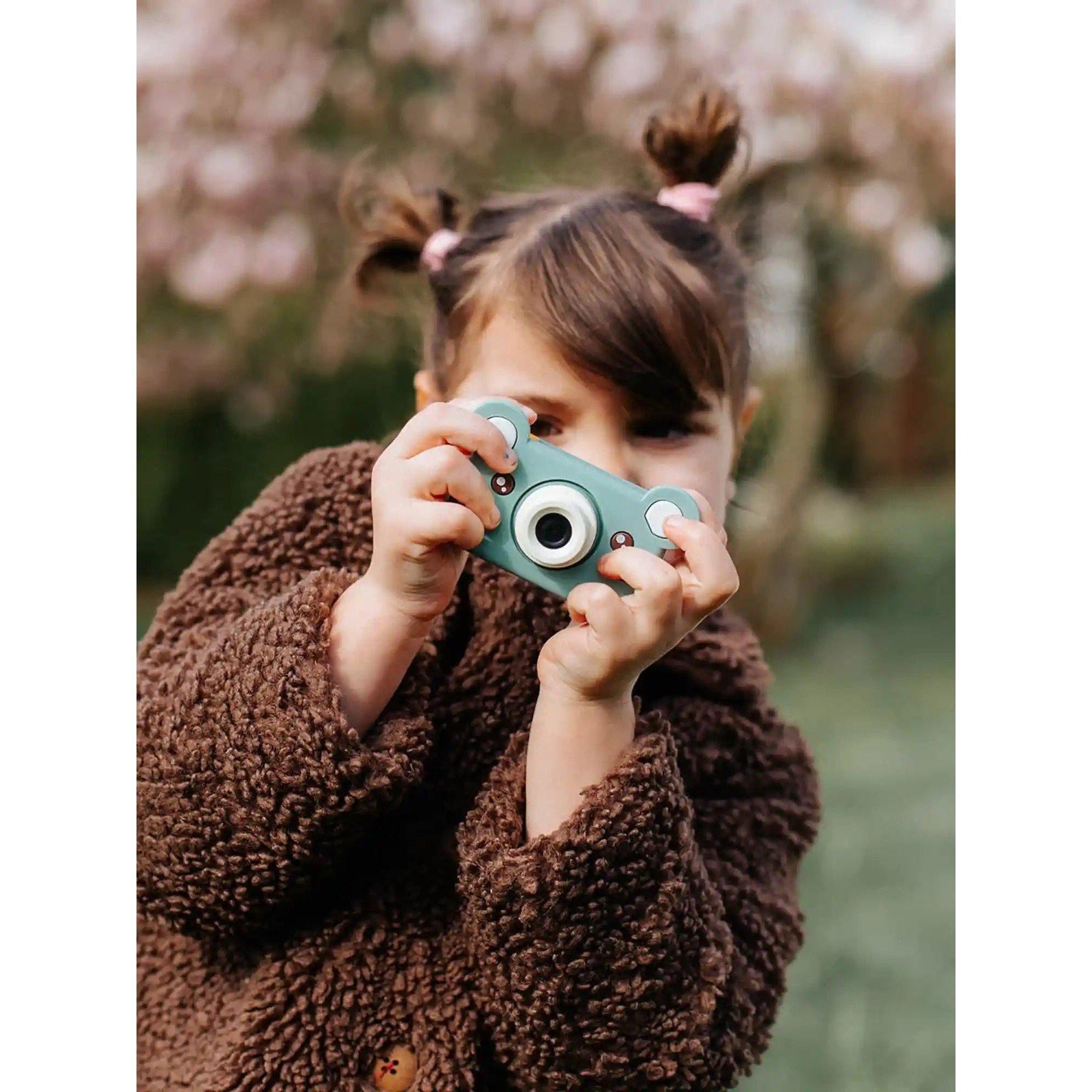 Green - Kiimento - Mikayo the Bear Kids Digital Camera & Video Camcor - 2