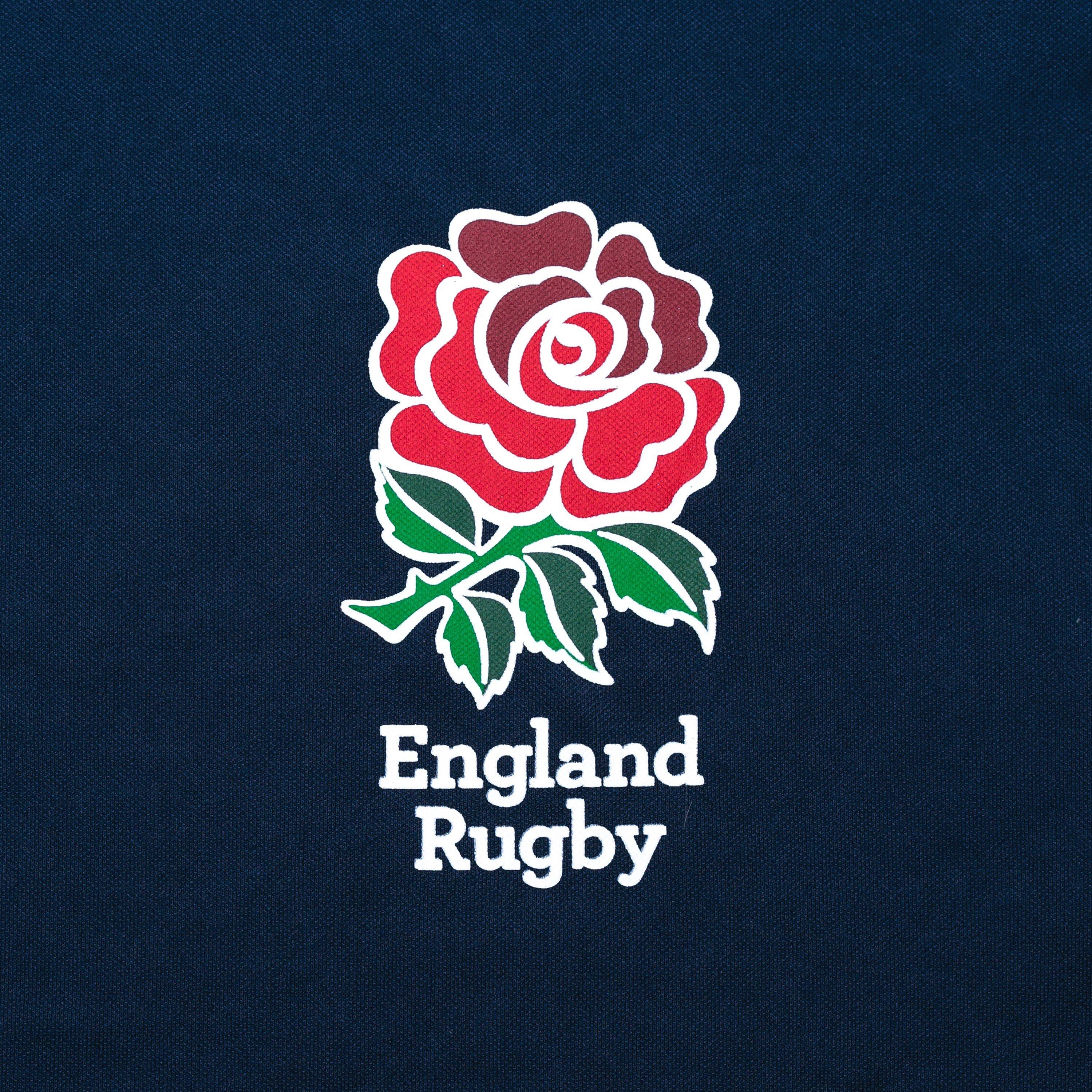 Marineblauw - RFU - England Poly T Shirt Adults - 3