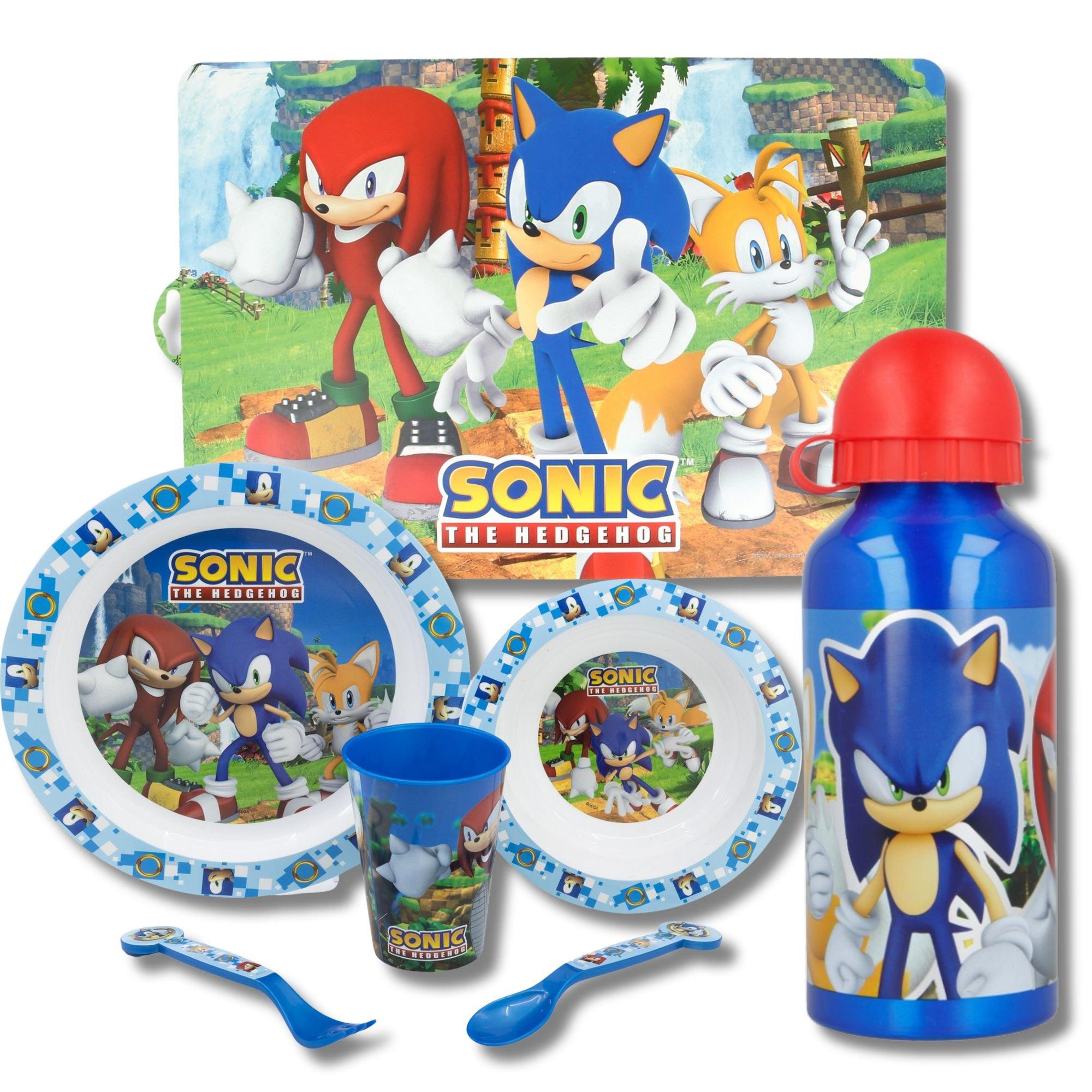 Red - Sonic - 7 Piece Dinner Set - 1