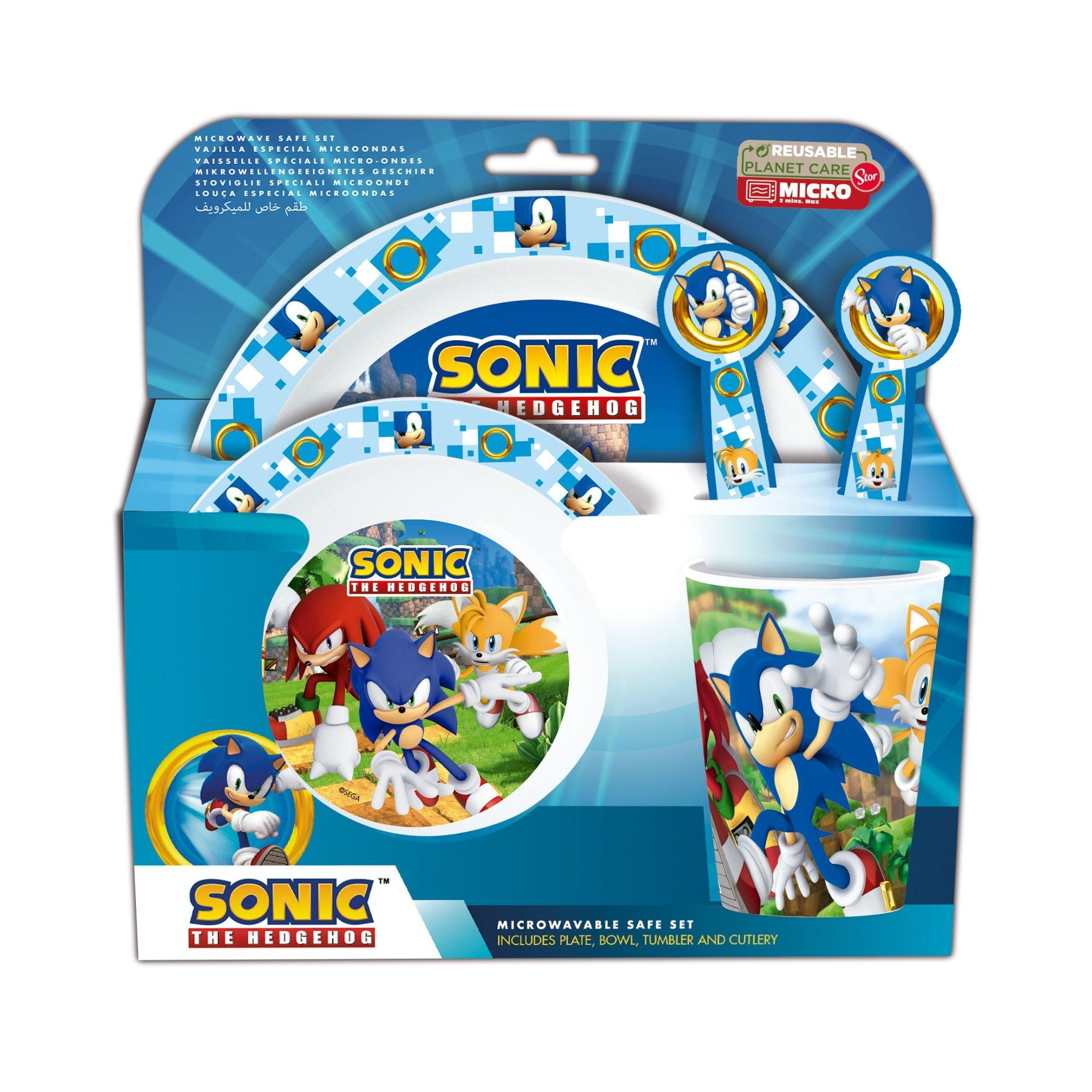 Red - Sonic - 7 Piece Dinner Set - 6