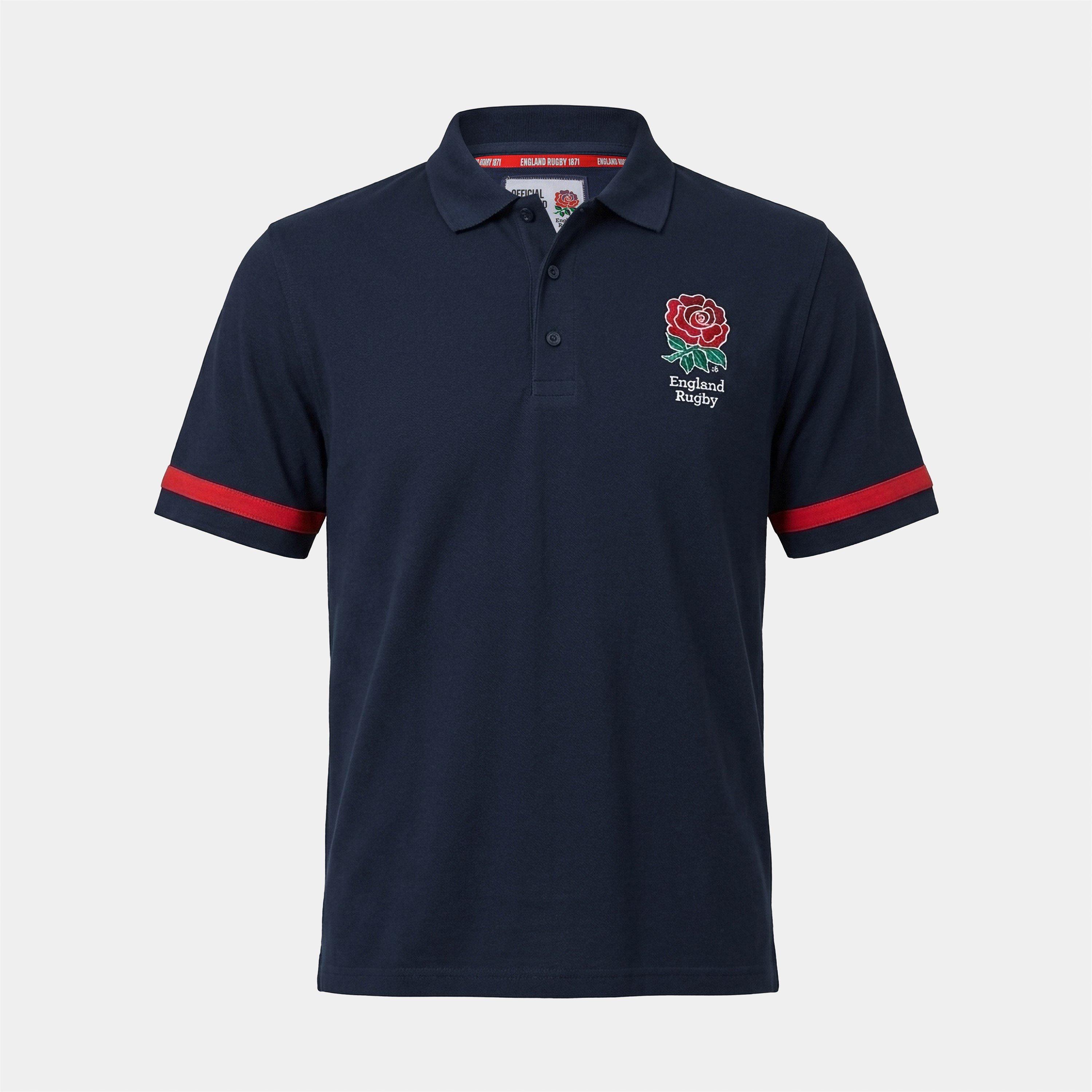 Marineblauw - RFU - England Core Polo Shirt Adults - 1