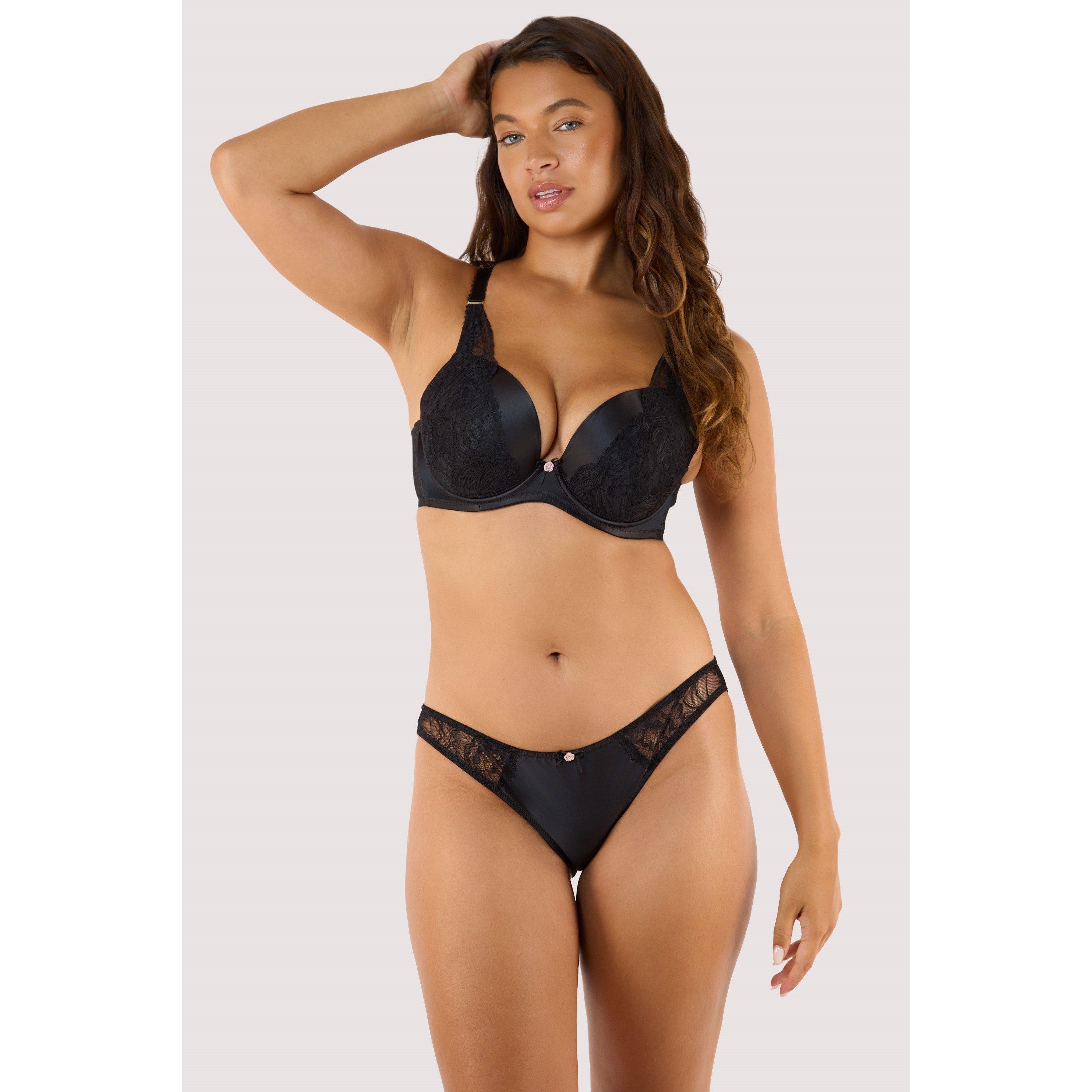 Black - Playful Promises - Idol Black Lace Brief - 4