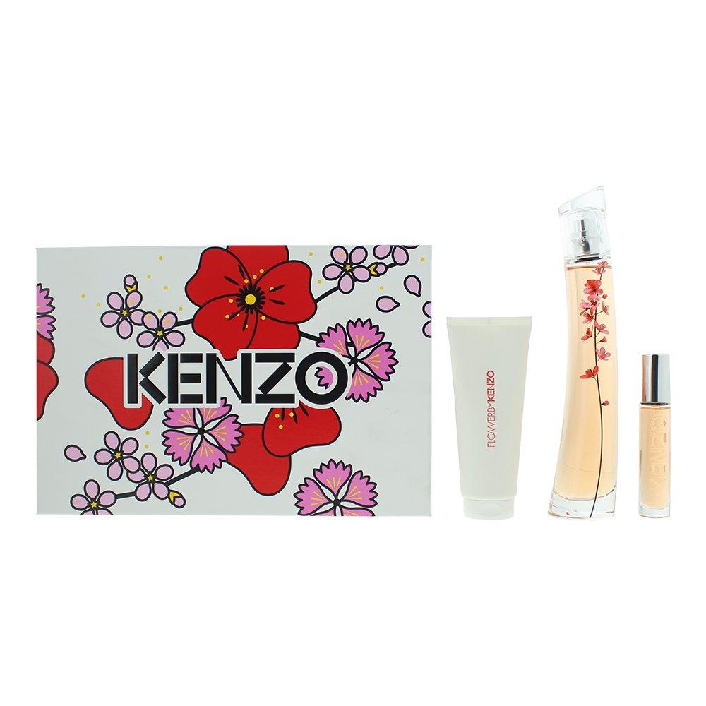 None - Kenzo - Flower Ikebana Sakura EDP 3 Piece Gift Set - 1