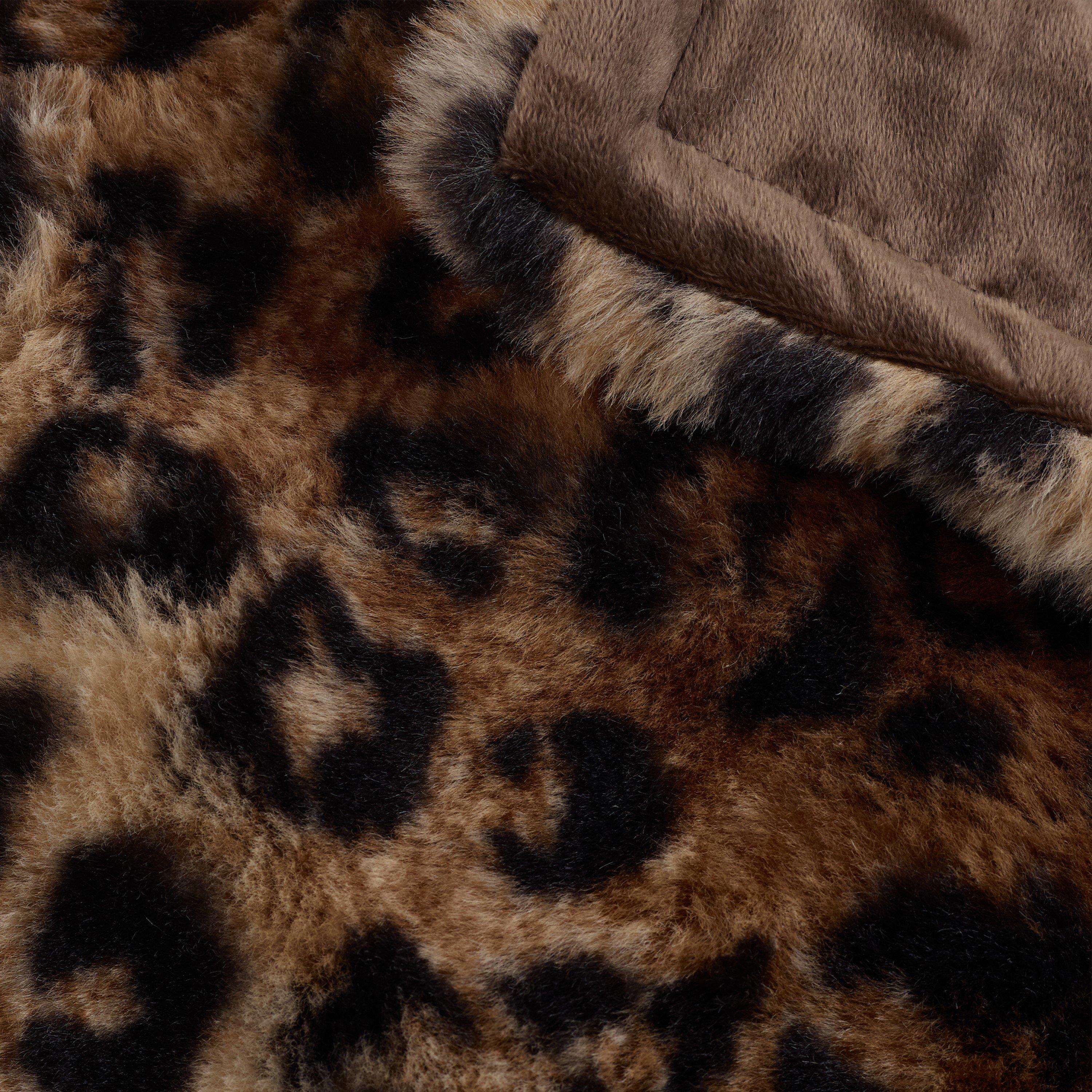 Brown - Catherine Lansfield - Animal Print Faux Fur Blanket Throw - 3