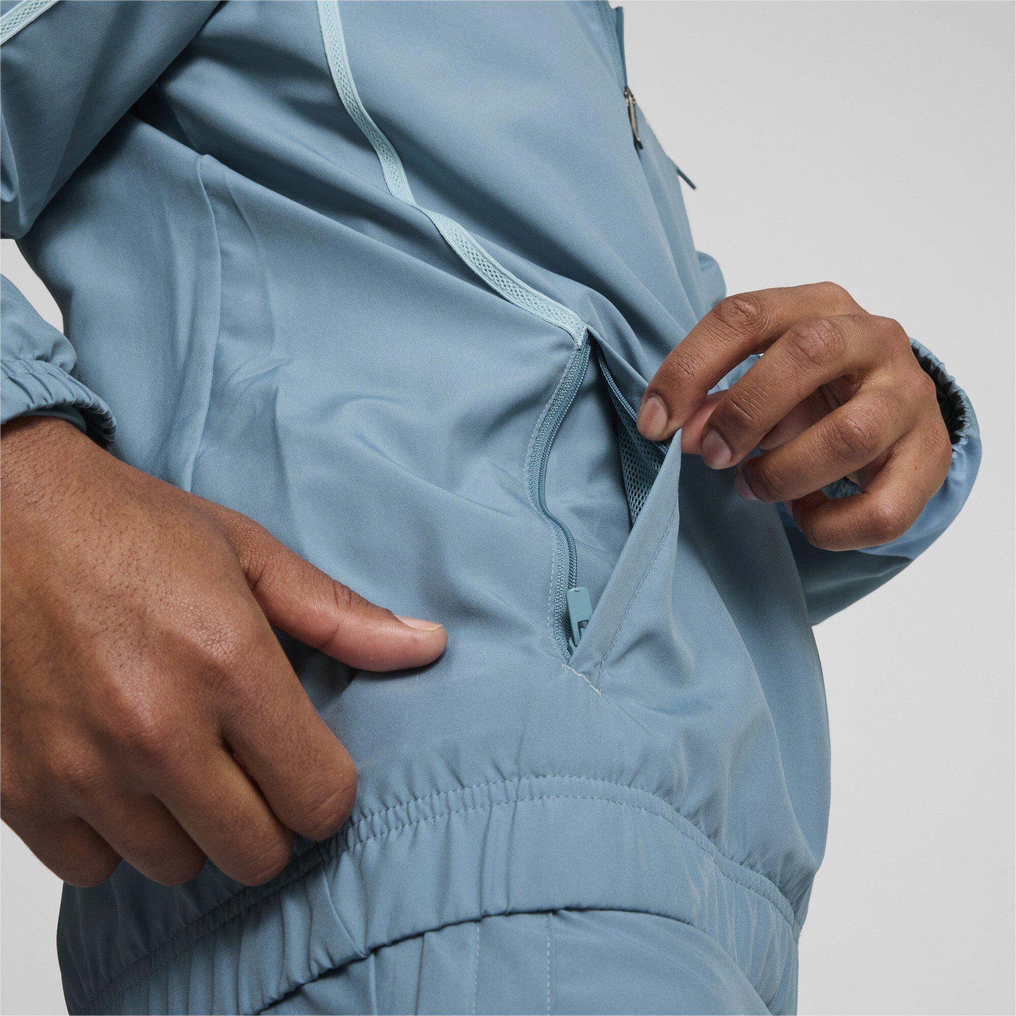 Blå - Puma - Olympique De Marseille Pre Match Woven Jacket 2024 2025 Adults - 3