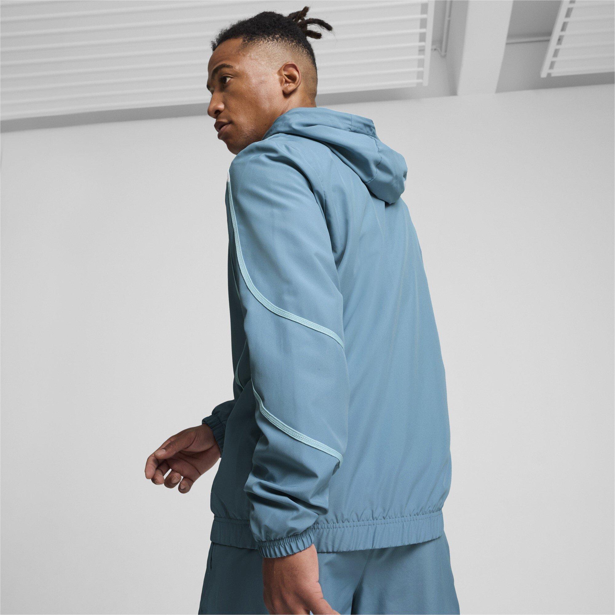 Blå - Puma - Olympique De Marseille Pre Match Woven Jacket 2024 2025 Adults - 5