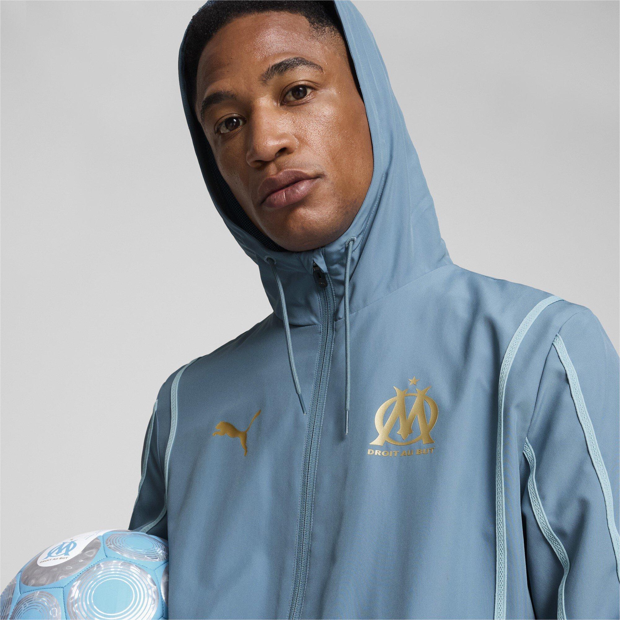Blå - Puma - Olympique De Marseille Pre Match Woven Jacket 2024 2025 Adults - 6