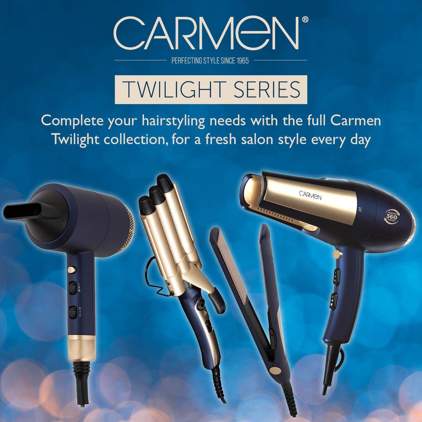 Midnight Blue - Carmen - Gift Twilight DC Pro Keratin Hair Dryer and Cerami - 9