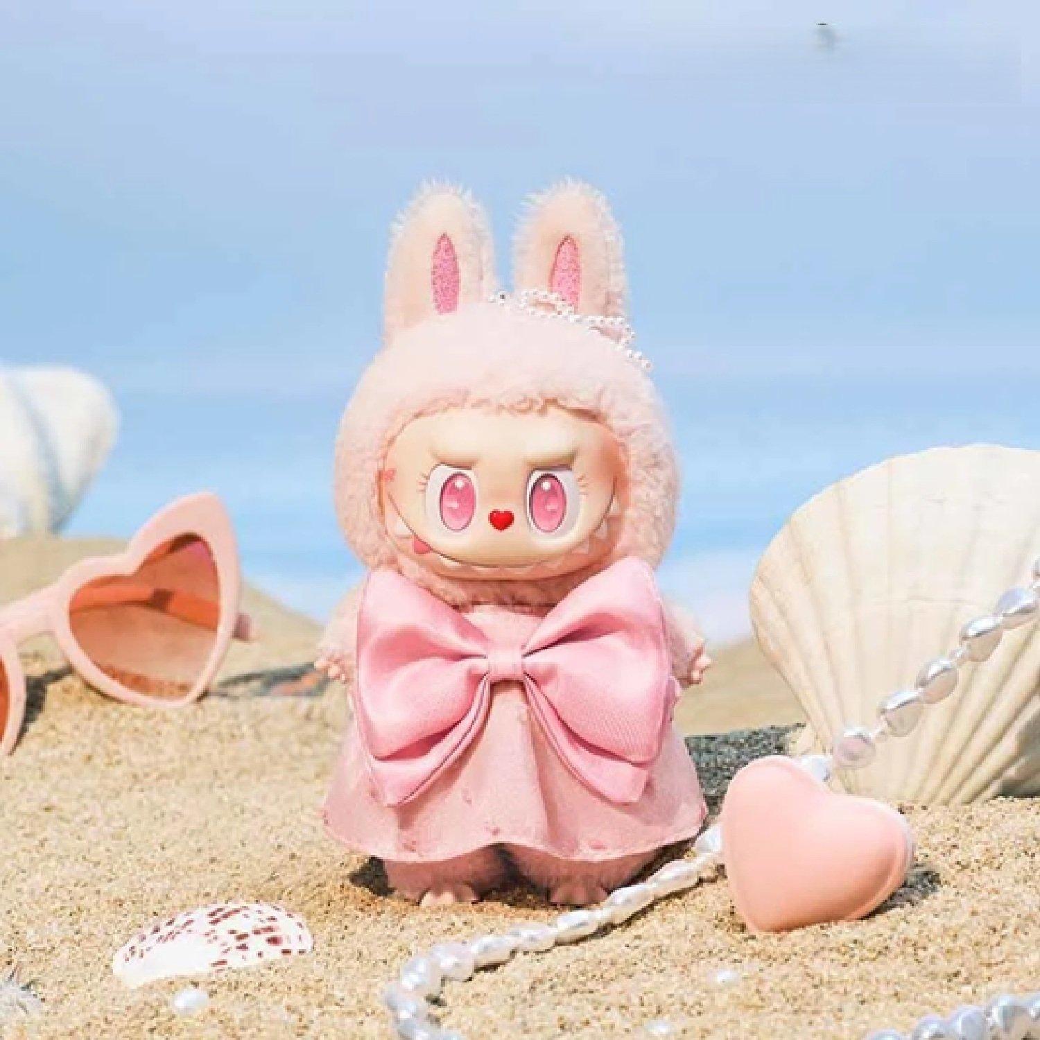 ぬいぐるみ POP MART MOKOKO Jump into Summer Plush Pop Mart Mokoko Jump Into Summer PENDANT Plush Doll | Sports Direct