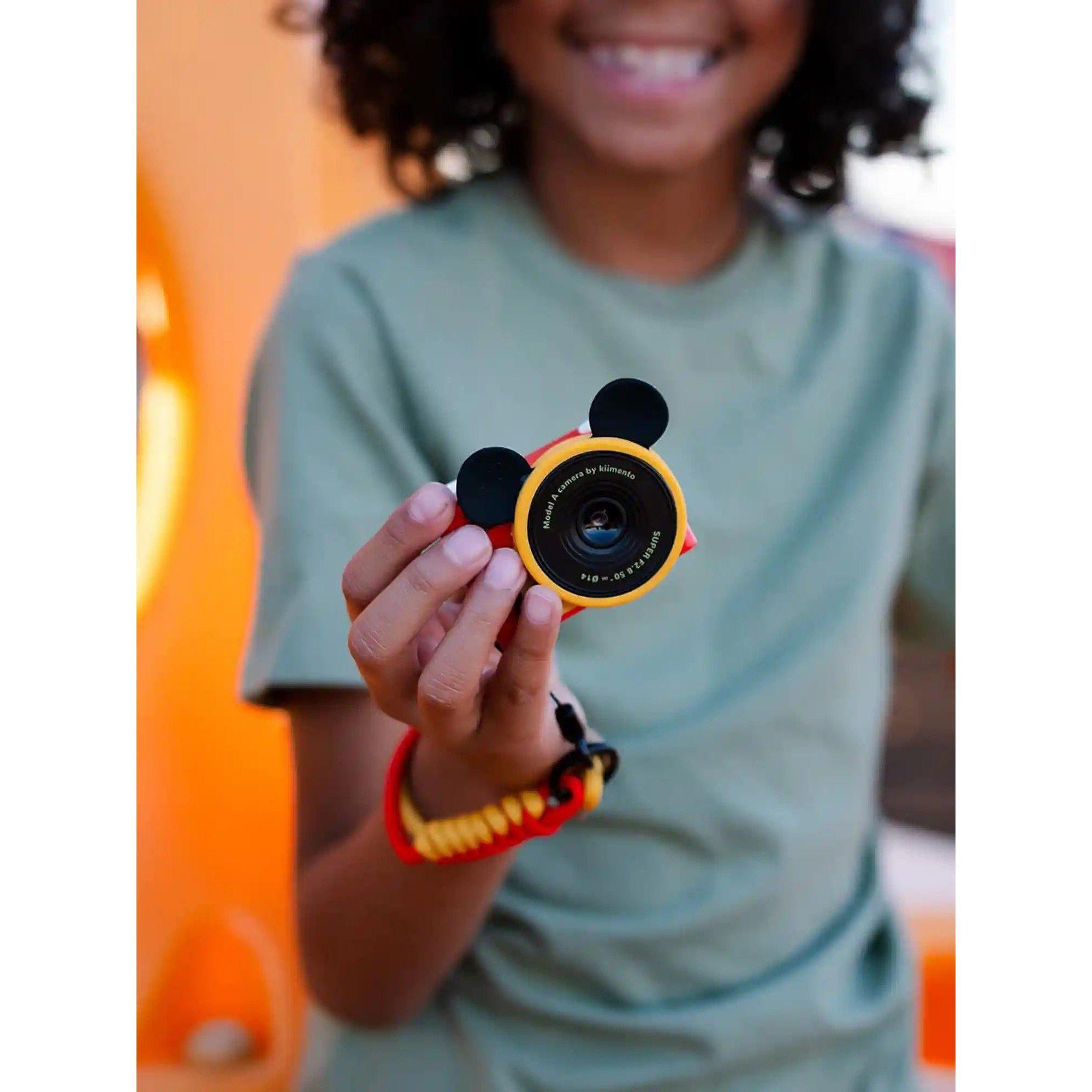Red - Kiimento - Mickey Mouse (Disney) Model A Digital Kids Camera - 2