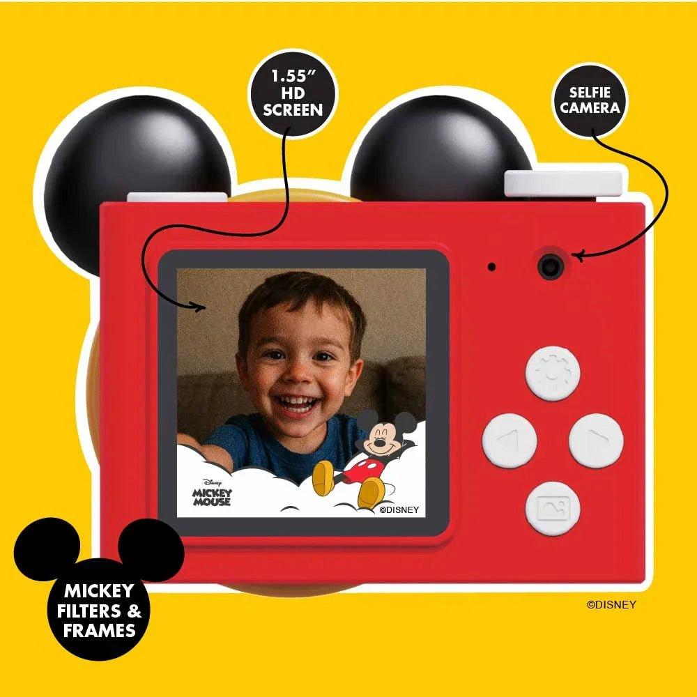 Red - Kiimento - Mickey Mouse (Disney) Model A Digital Kids Camera - 4