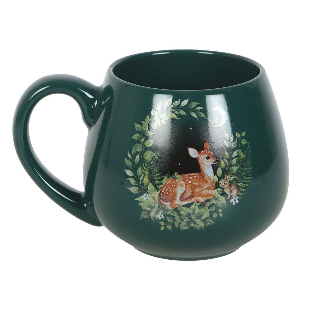Add A Touch Of - Something Different - Green Fawn Rounded Mug - 2