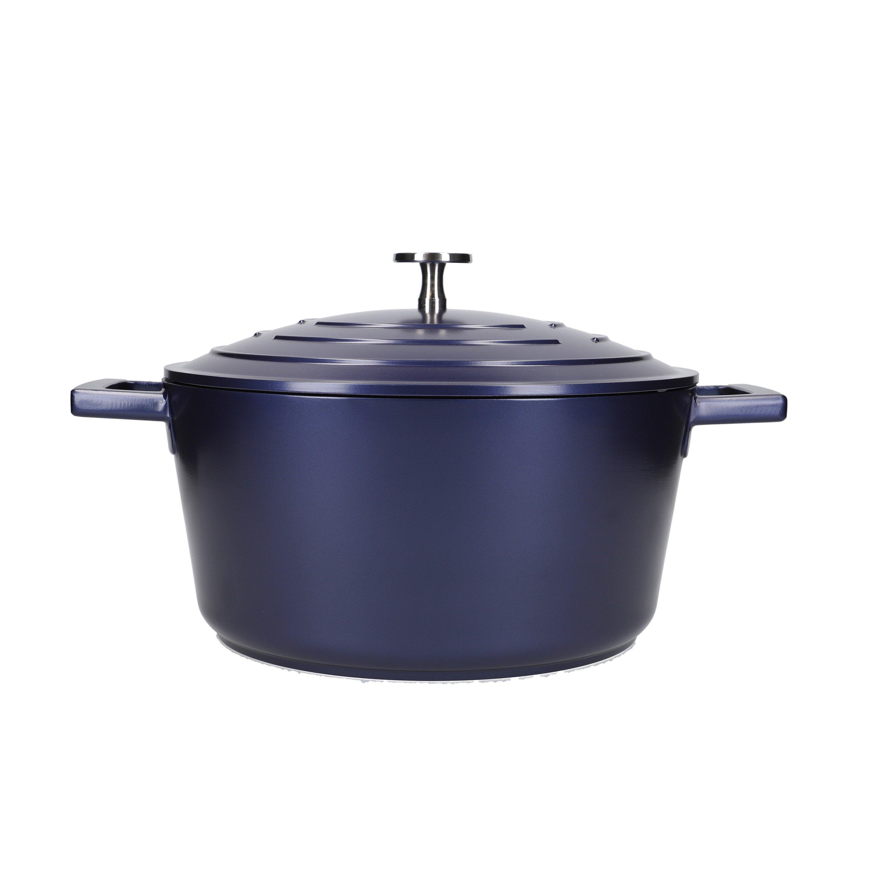 Blue - MasterClass - Cast Aluminium Casserole Dish with Lid - 1