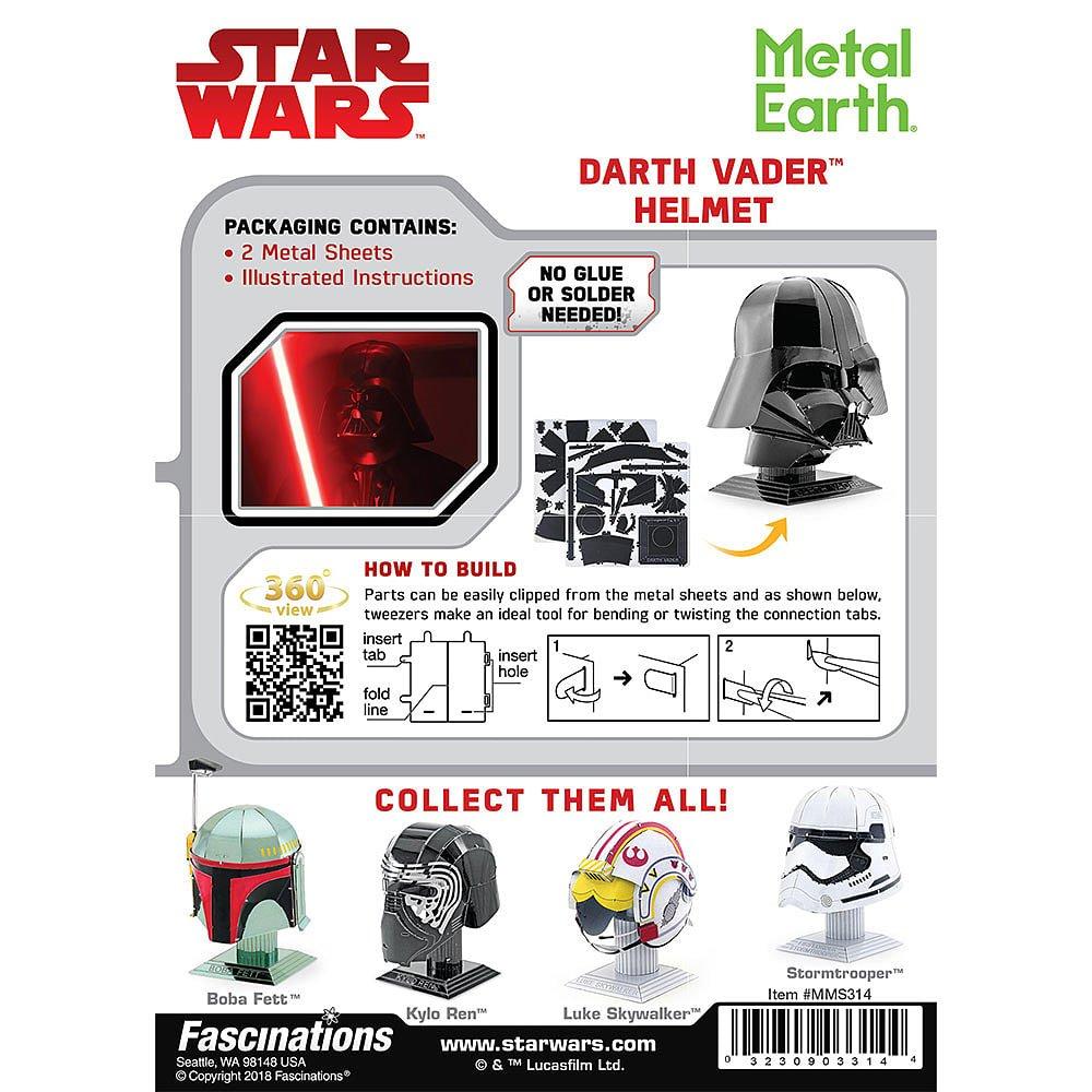 Merchandise - Star Wars - Metal Earth - Darth Vader Helmet 3D Model Kit - 3