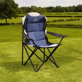 Charles Bentley Leisure ODYSSEY Single Camping Chair Blue & Grey