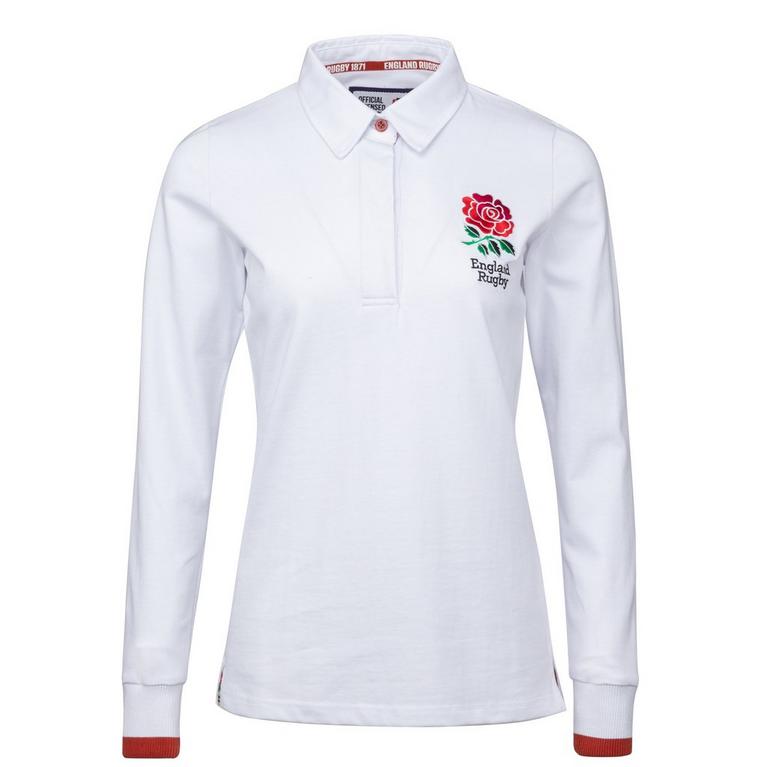 Blanc - RFU - England Long Sleeve Jersey Ladies - 1