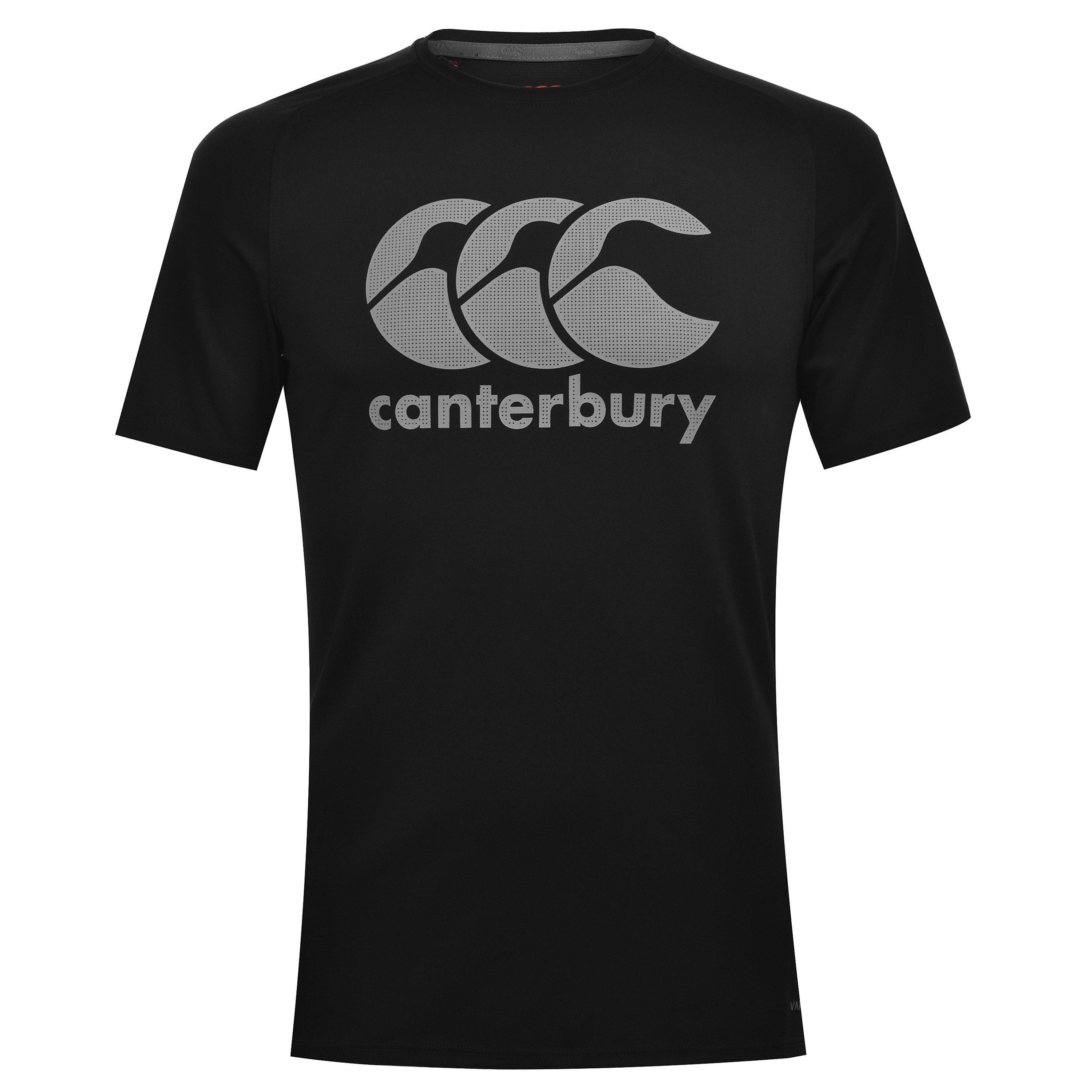 Zwart - Canterbury - Core VaporDri Large Logo Men's Tee - 1