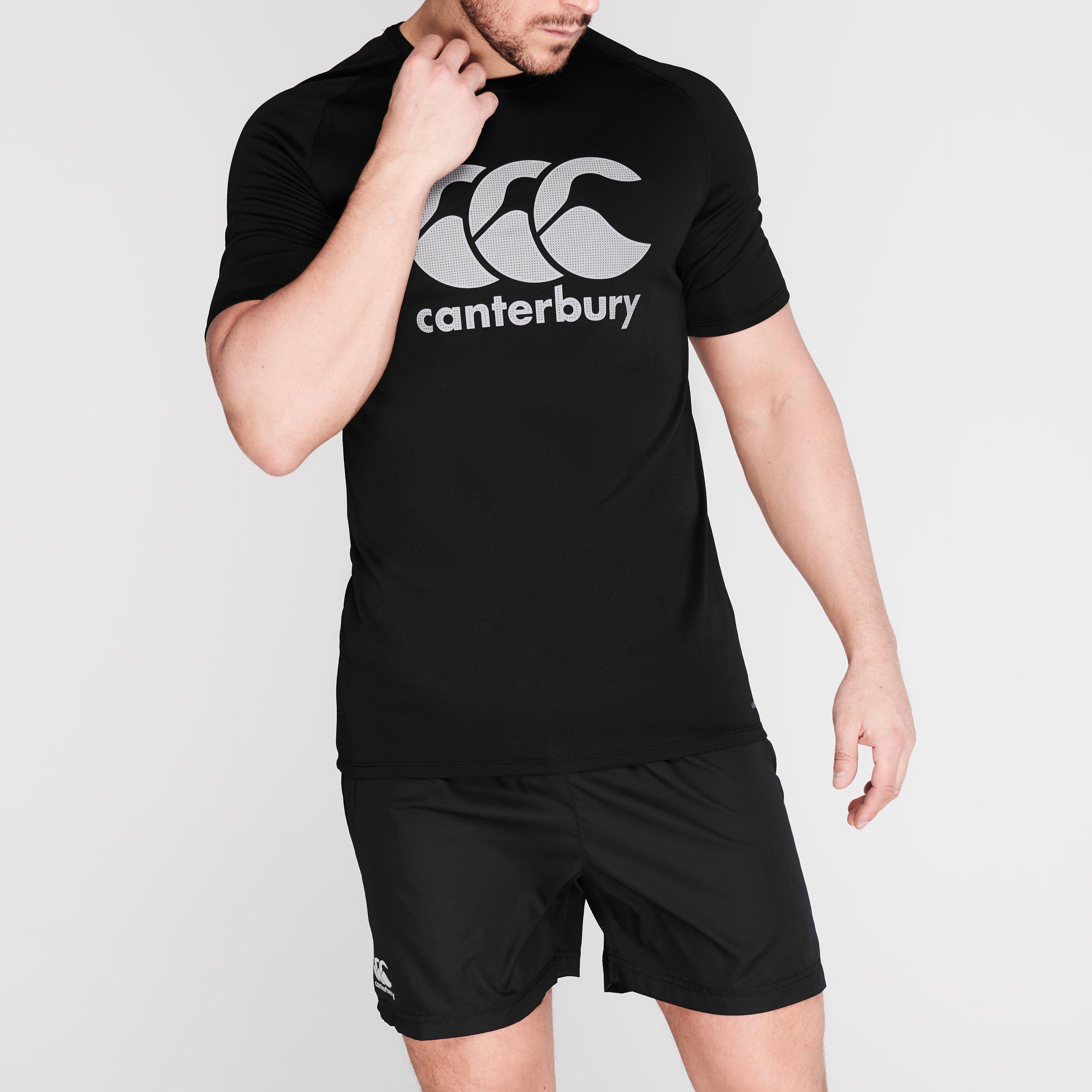Zwart - Canterbury - Core VaporDri Large Logo Men's Tee - 2