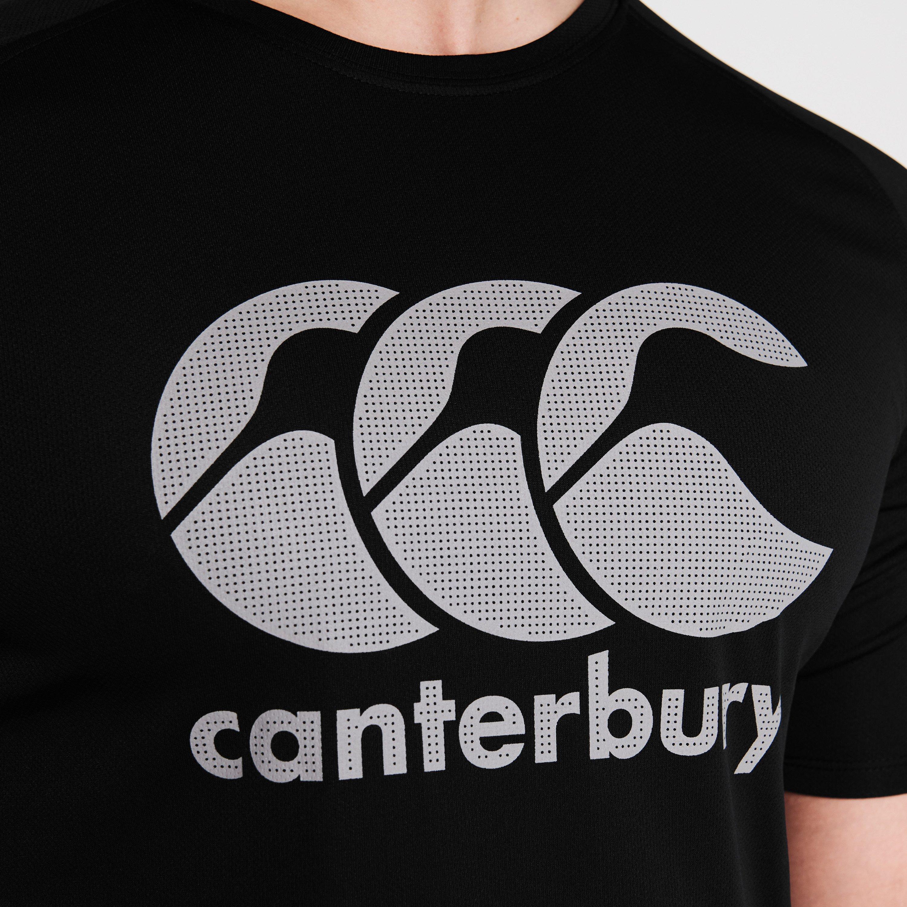 Zwart - Canterbury - Core VaporDri Large Logo Men's Tee - 4
