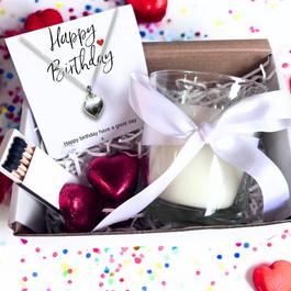 Aye Do Happy Birthday Gift Hamper - Necklace & Candle 609
