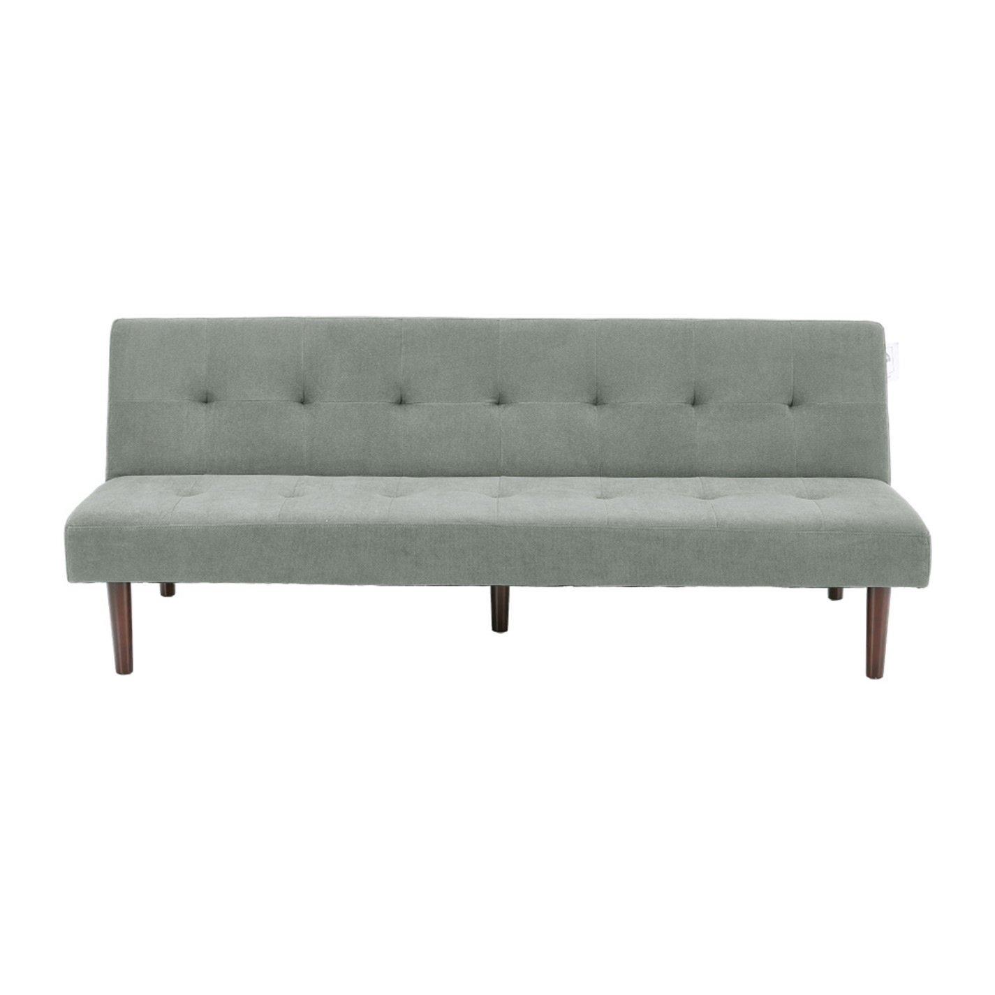 Grey - Kabinet UK - Modern Convertible Single Grey Sofa Bed Grey - 3