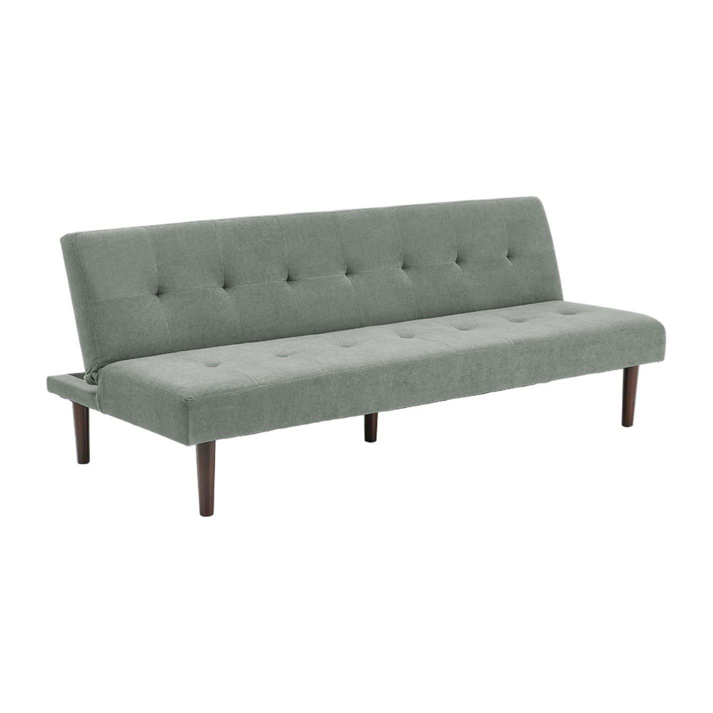 Grey - Kabinet UK - Modern Convertible Single Grey Sofa Bed Grey - 4