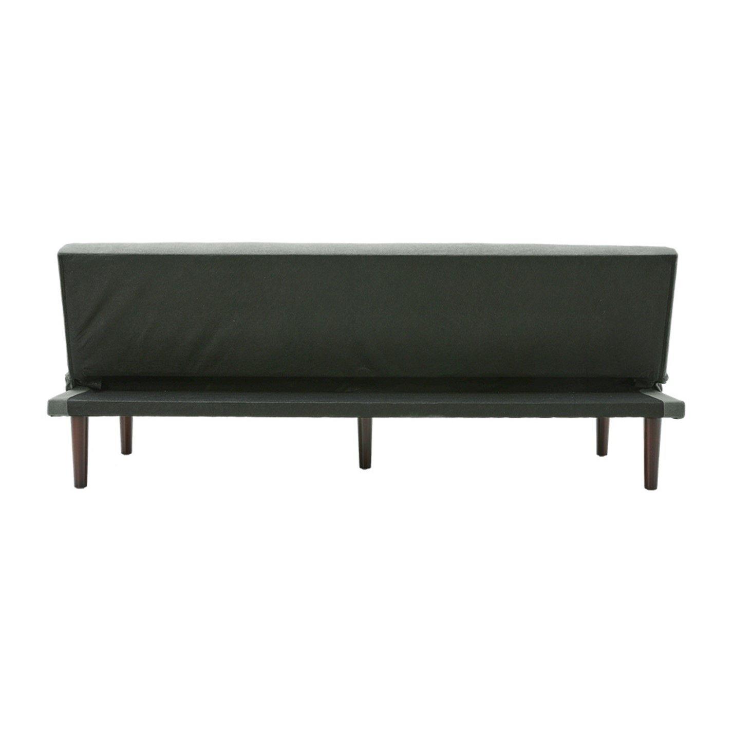 Grey - Kabinet UK - Modern Convertible Single Grey Sofa Bed Grey - 5