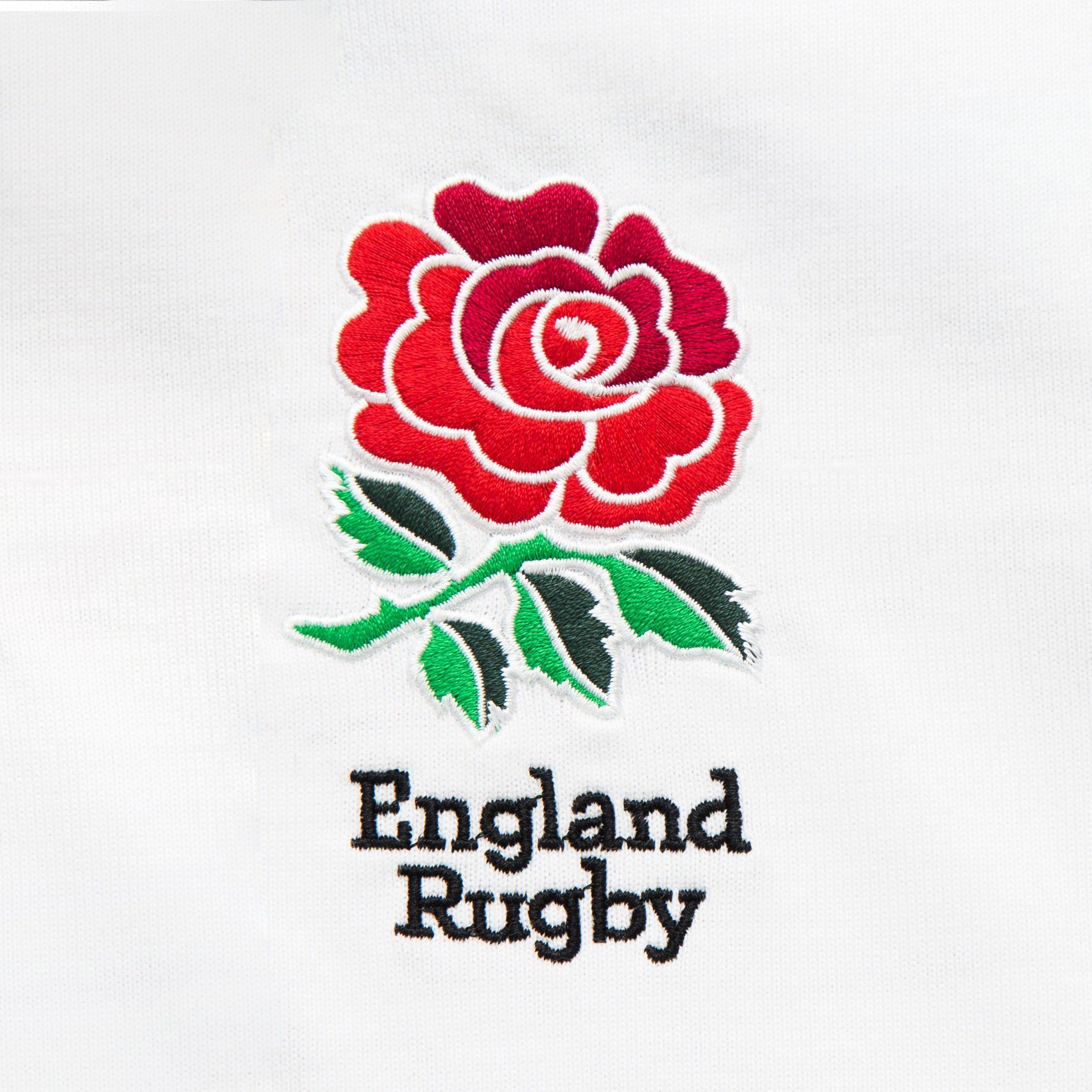 White/Navy/Red - RFU - England Short Sleeve Jersey Juniors - 3