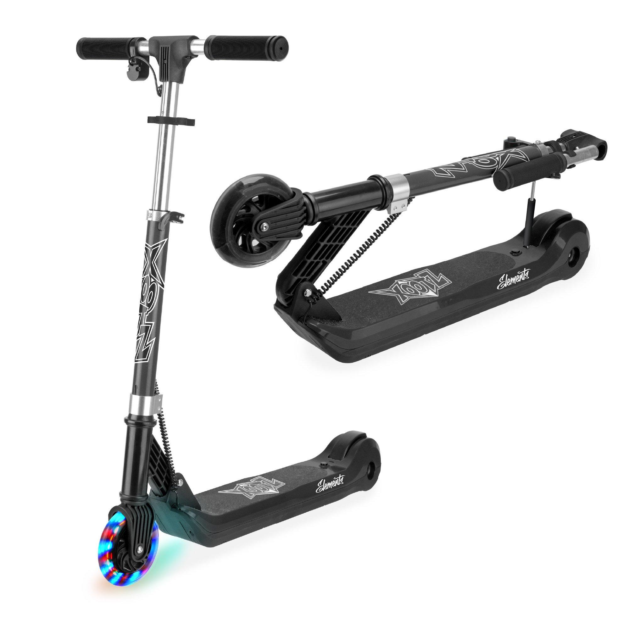 Black - Xootz - Elements Electric Scooter Lithium - Black - 1