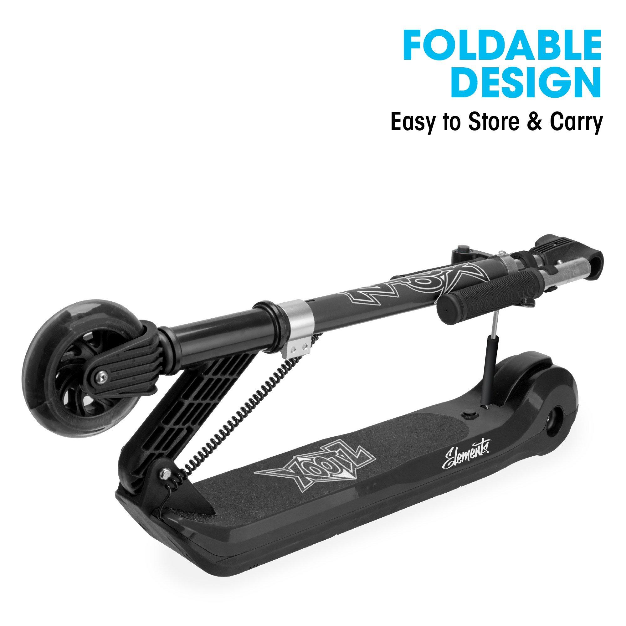 Black - Xootz - Elements Electric Scooter Lithium - Black - 6