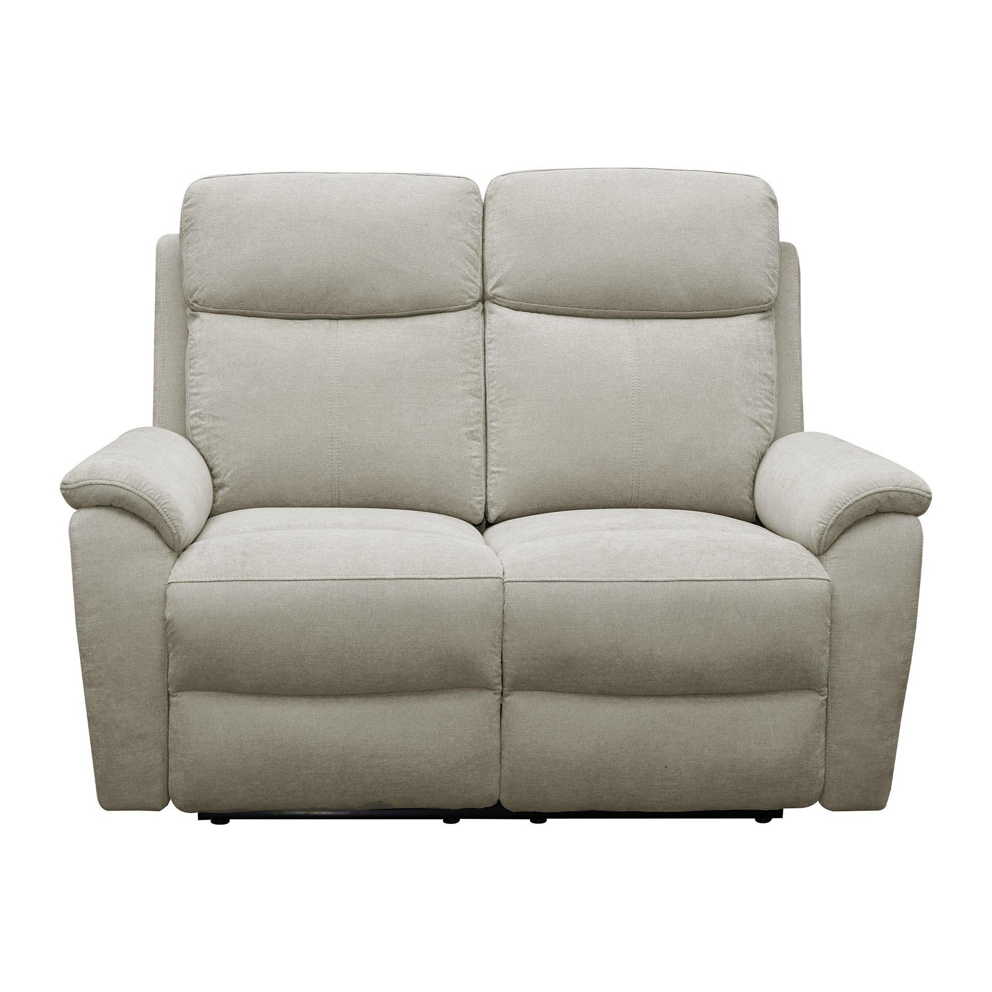 Grey - Aspire - Kingsmere 2 Seater Power Recliner Sofa, Chenille F - 5