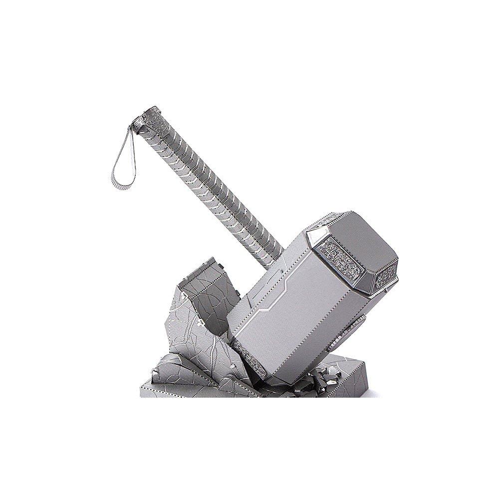 Mercadoria - Marvel - Metal Earth - Mjolnir (Thor's Hammer) 3D Model Kit - 12