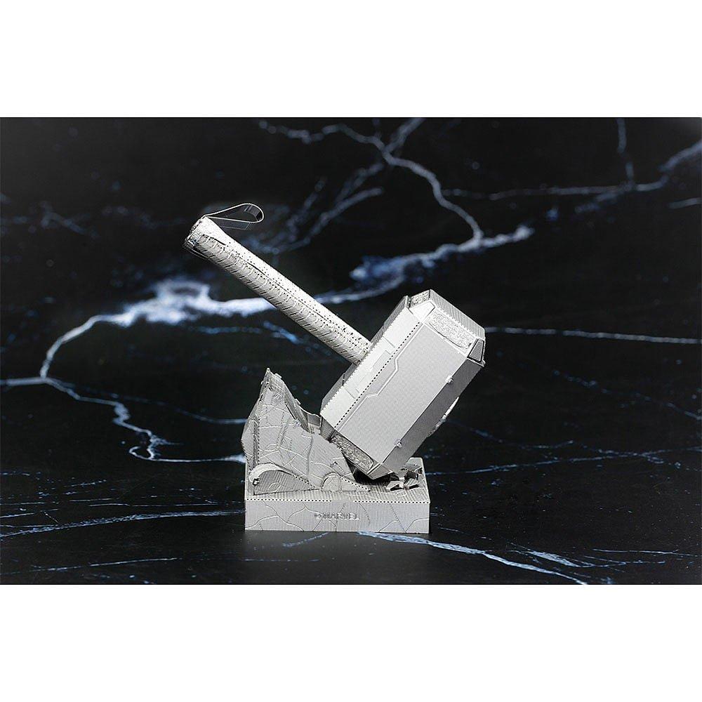 Mercadoria - Marvel - Metal Earth - Mjolnir (Thor's Hammer) 3D Model Kit - 9