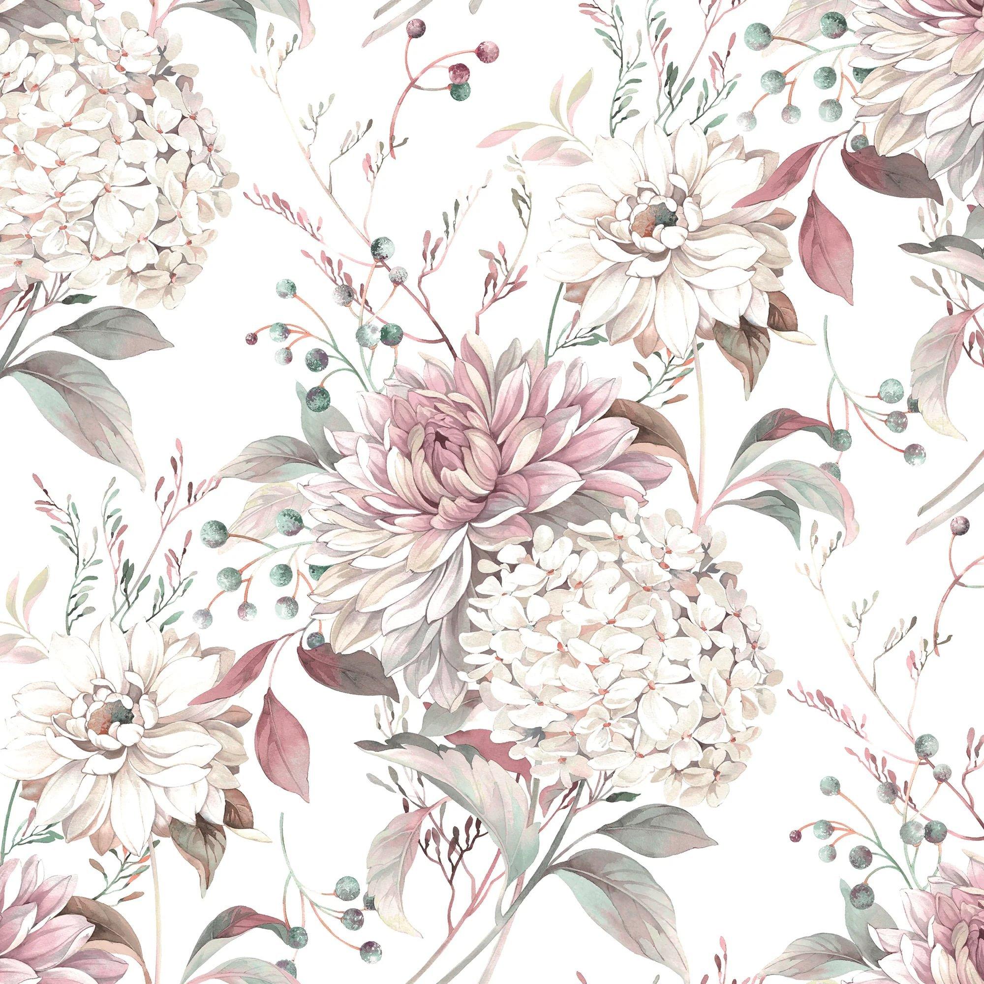 Grape - Laura Ashley - Heatherwick Trail Wallpaper - 1