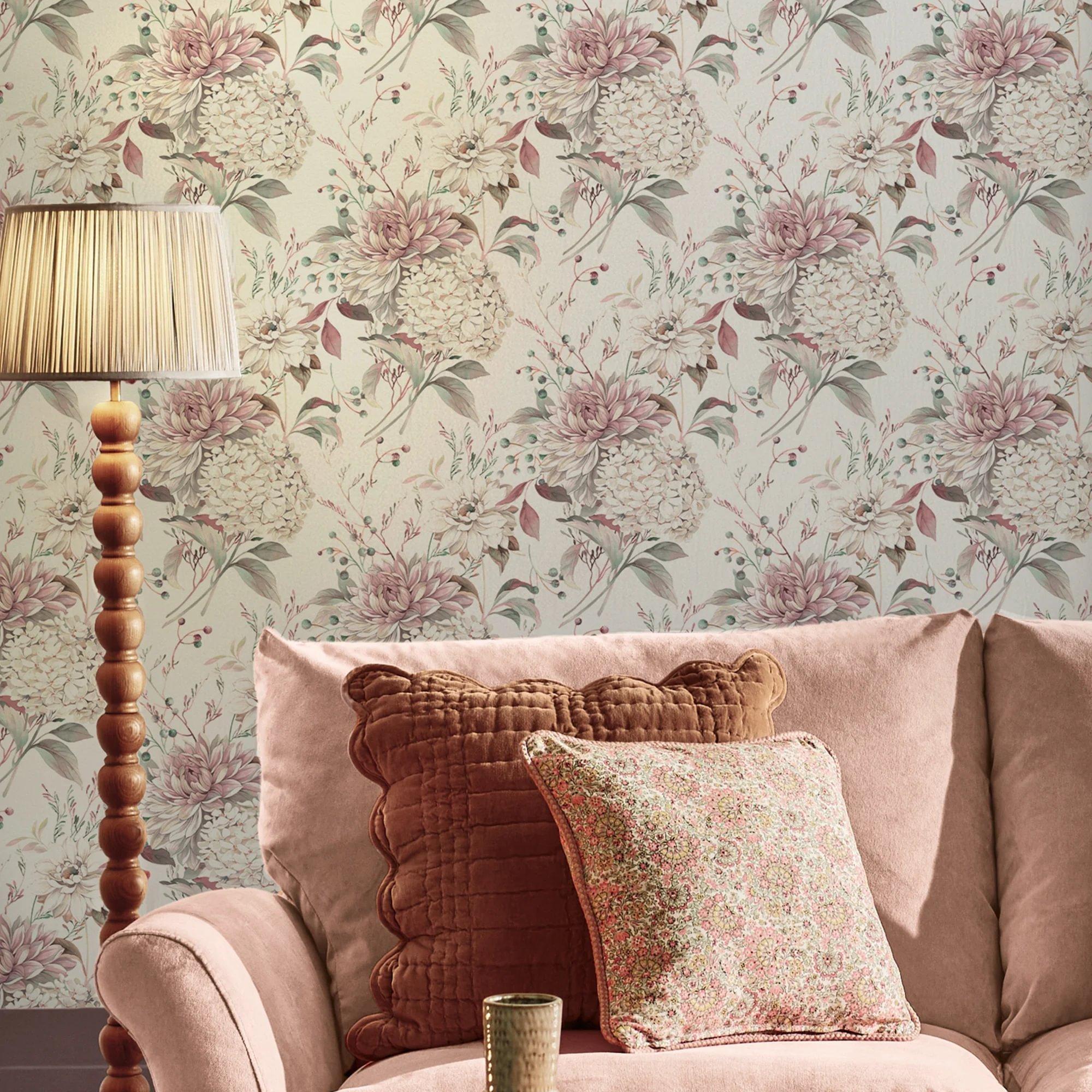 Grape - Laura Ashley - Heatherwick Trail Wallpaper - 2