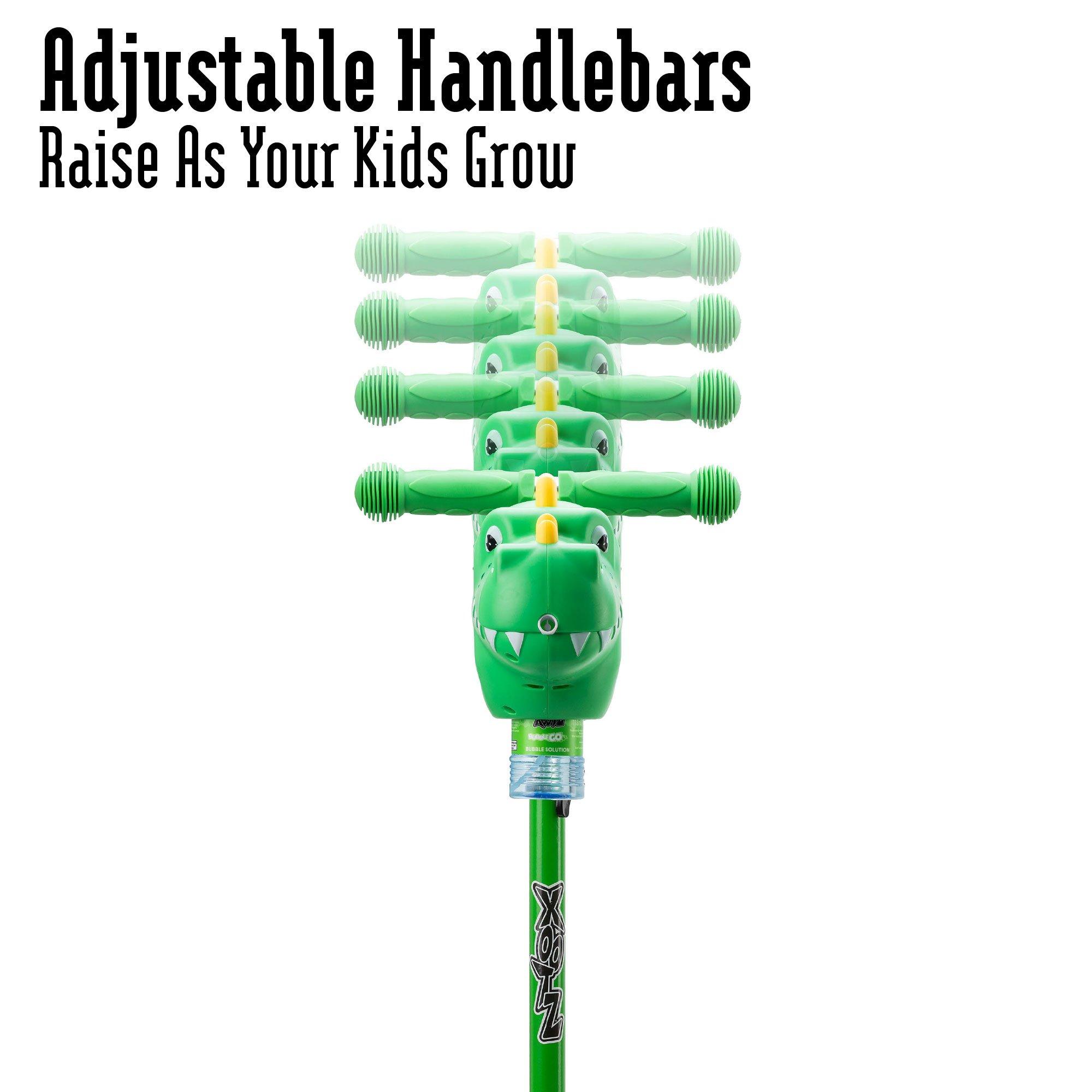 Green - Xootz - Xootz Dinosaur Bubble Go Scooter - Green - 6