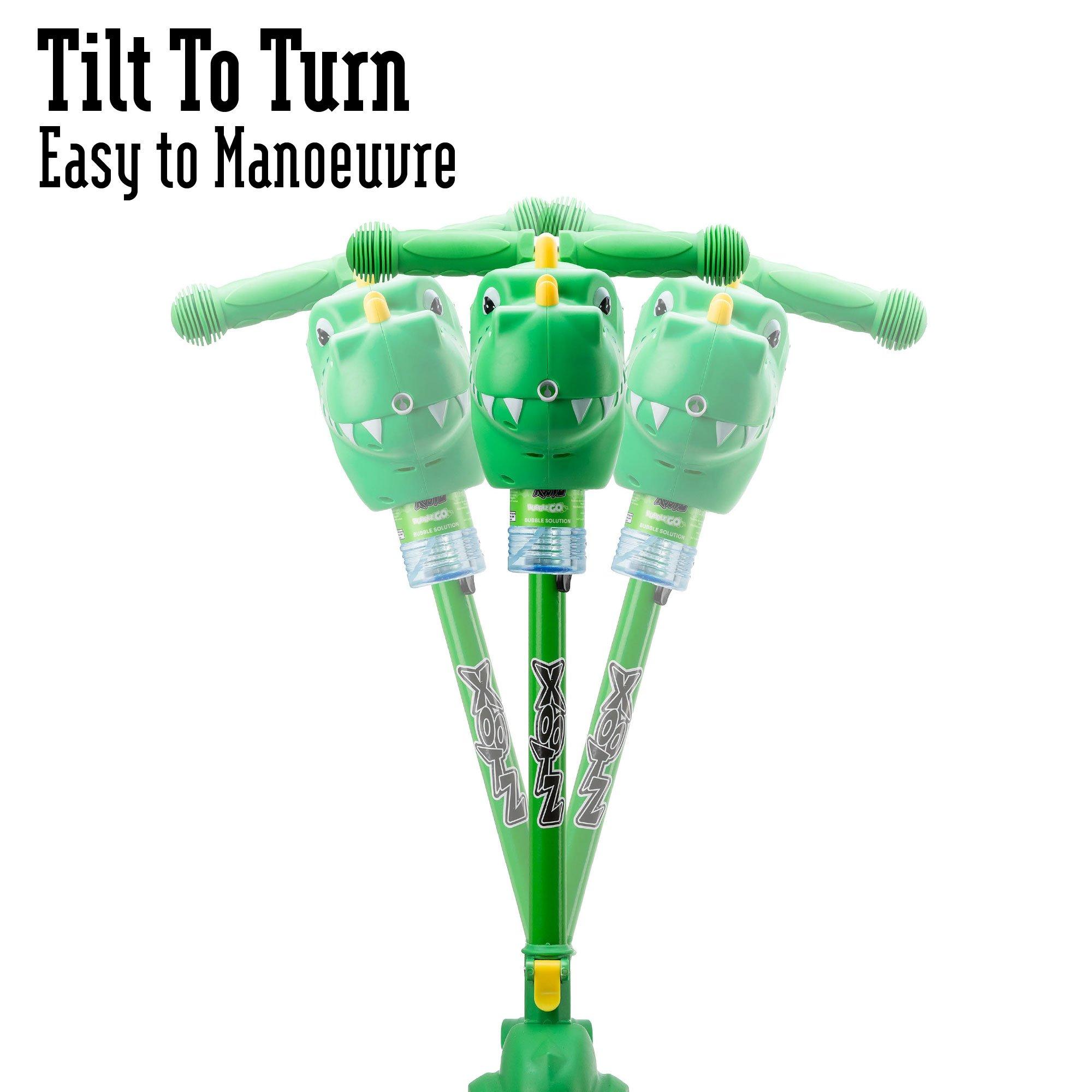 Green - Xootz - Xootz Dinosaur Bubble Go Scooter - Green - 7