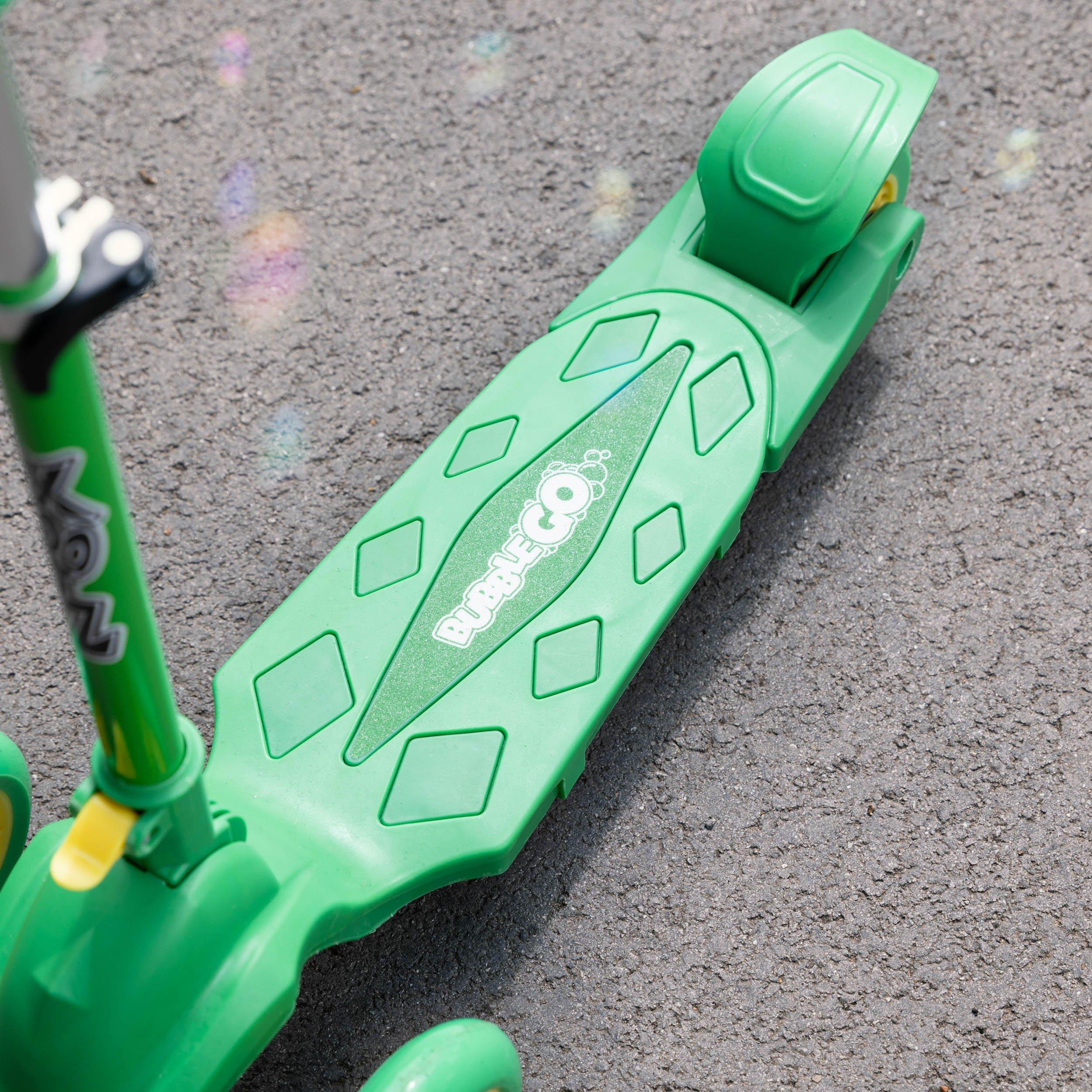 Green - Xootz - Xootz Dinosaur Bubble Go Scooter - Green - 10