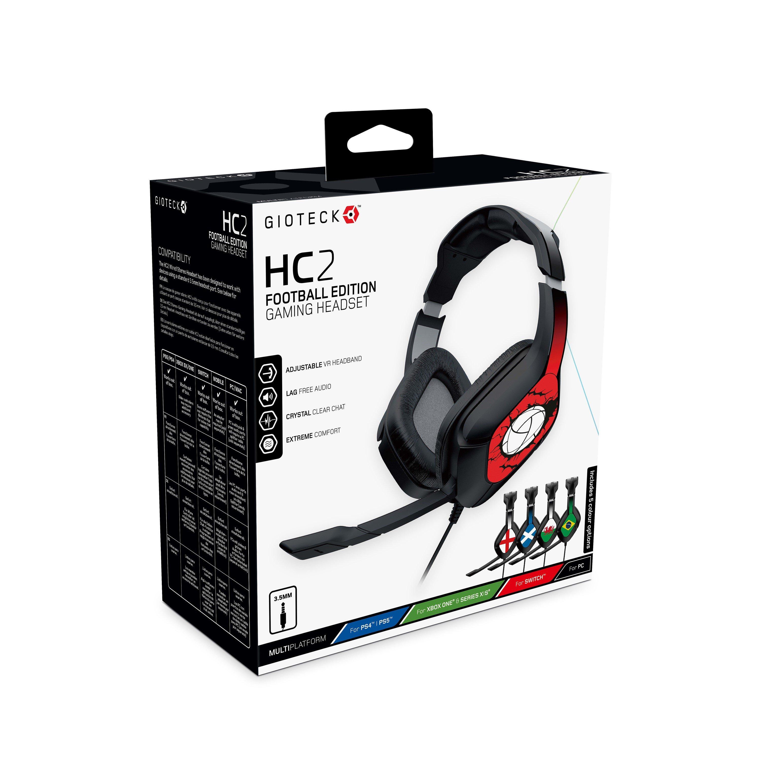 Preto - Gioteck - HC2 Football Edition Gaming Headset - 7