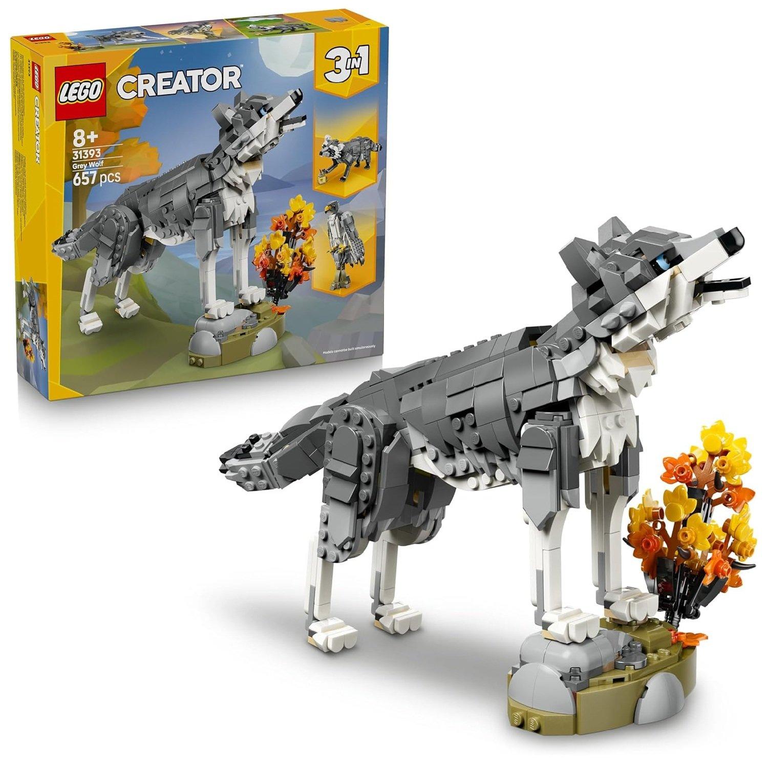 Lego Forest Animals: Gray Wolf 31393 - Image 5